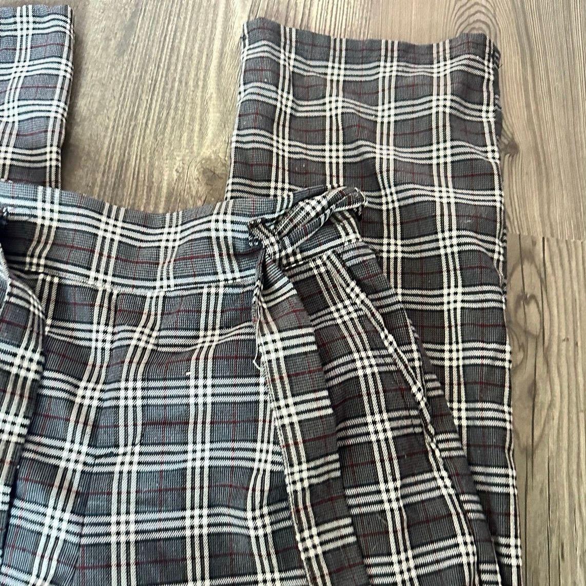 Other hot kiss gray black white gingham high waisted pants Size 28" / US 6 / IT 42 - 2 Thumbnail