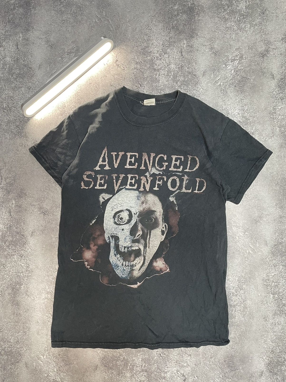 Band Tees × Vintage Vintage Rock Band Tee Avenged Sevenfold fade Punk Grunge Size US M / EU 48-50 / 2 - 1 Thumbnail