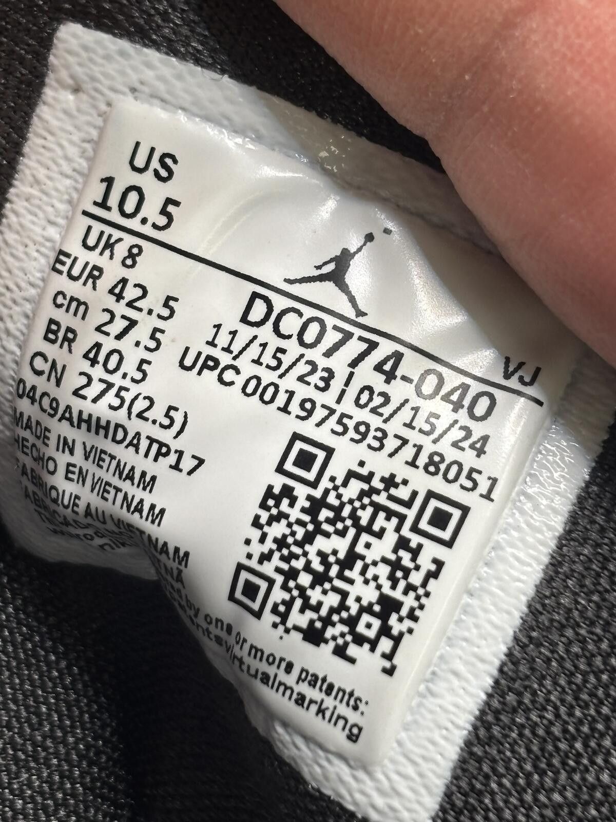 Jordan Brand Air Jordan 1 low anthracite industrial blue Size US 10.5 / IT 40.5 - 6 Thumbnail