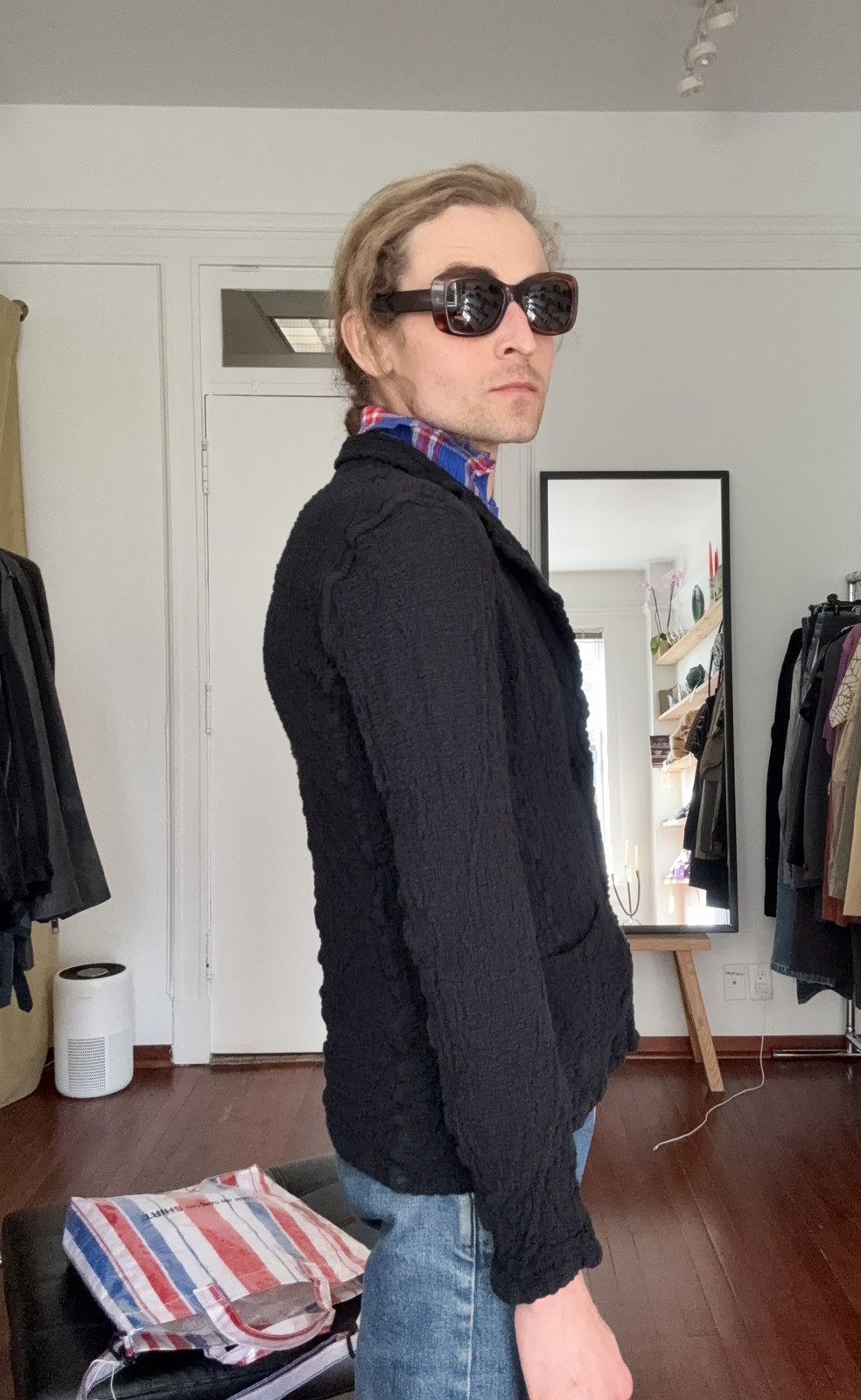 Issey Miyake ME Issey Miyake Cauliflower Lightweight Jacket Size US S / EU 44-46 / 1 - 9 Thumbnail