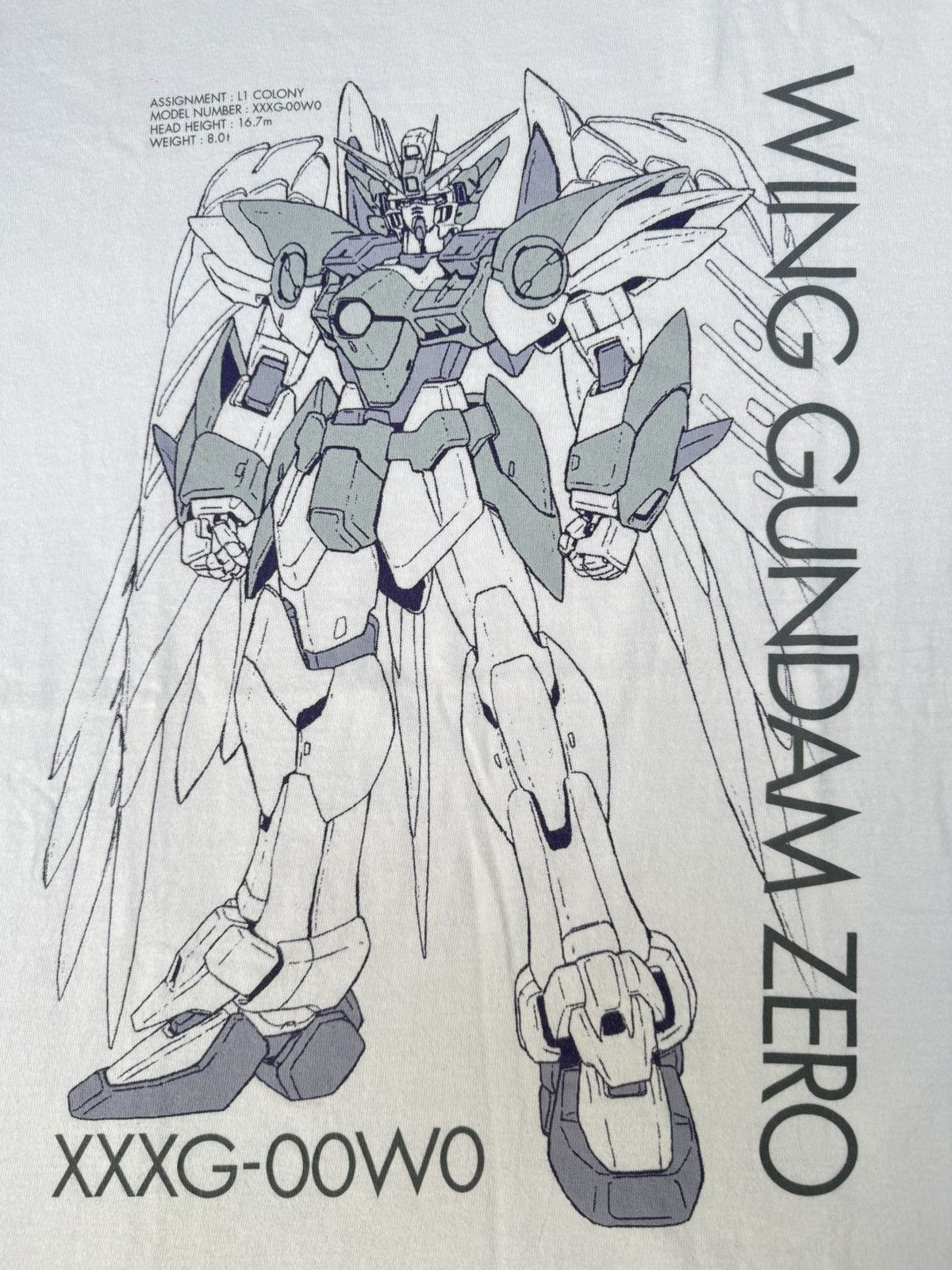 Anime Vintage gundam-w zero cospa tag t shirt Size US XL / EU 56 / 4 - 3 Thumbnail