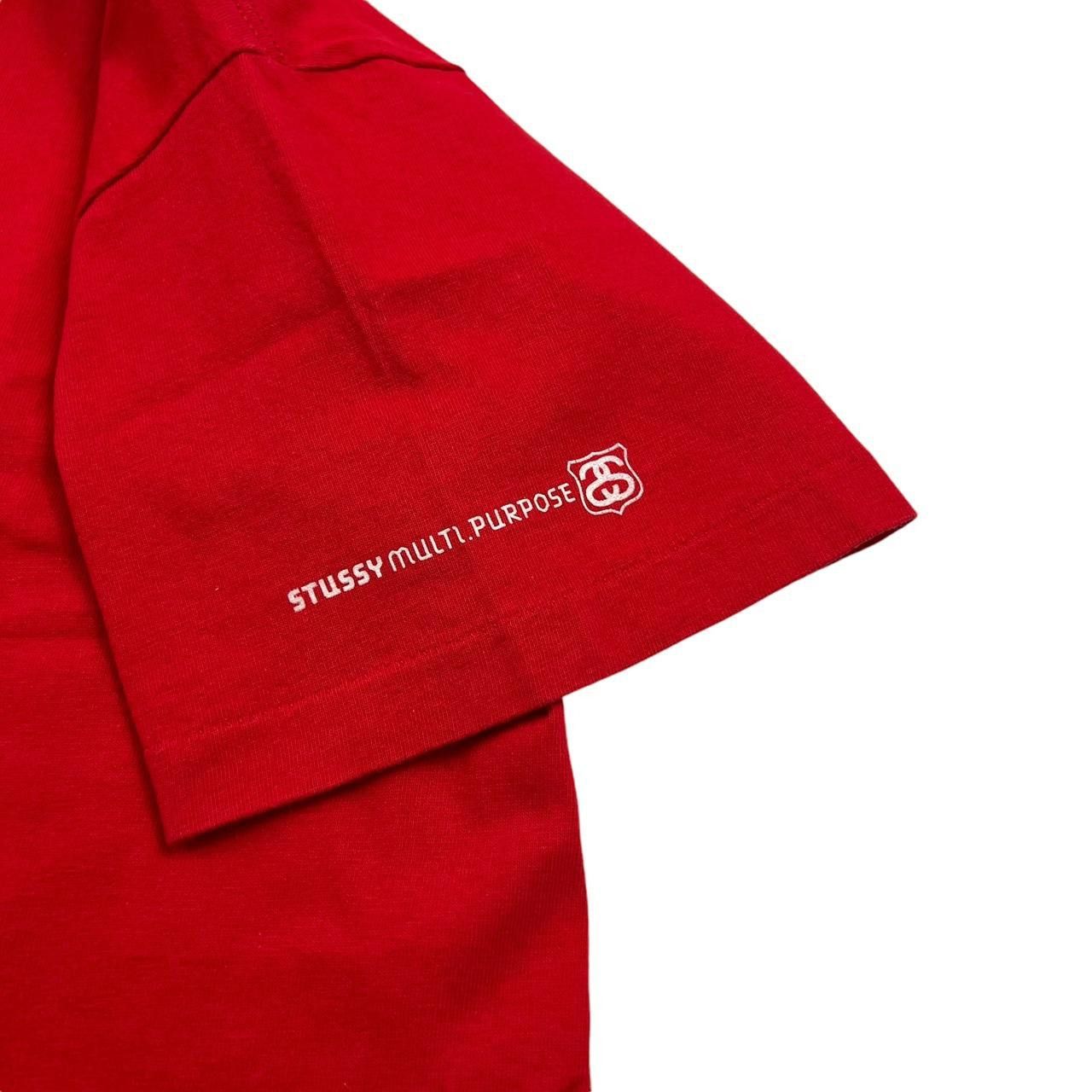 Stussy Vintage 90s Stussy Pocket Knife Red T-shirt - Medium Size US M / EU 48-50 / 2 - 5 Thumbnail
