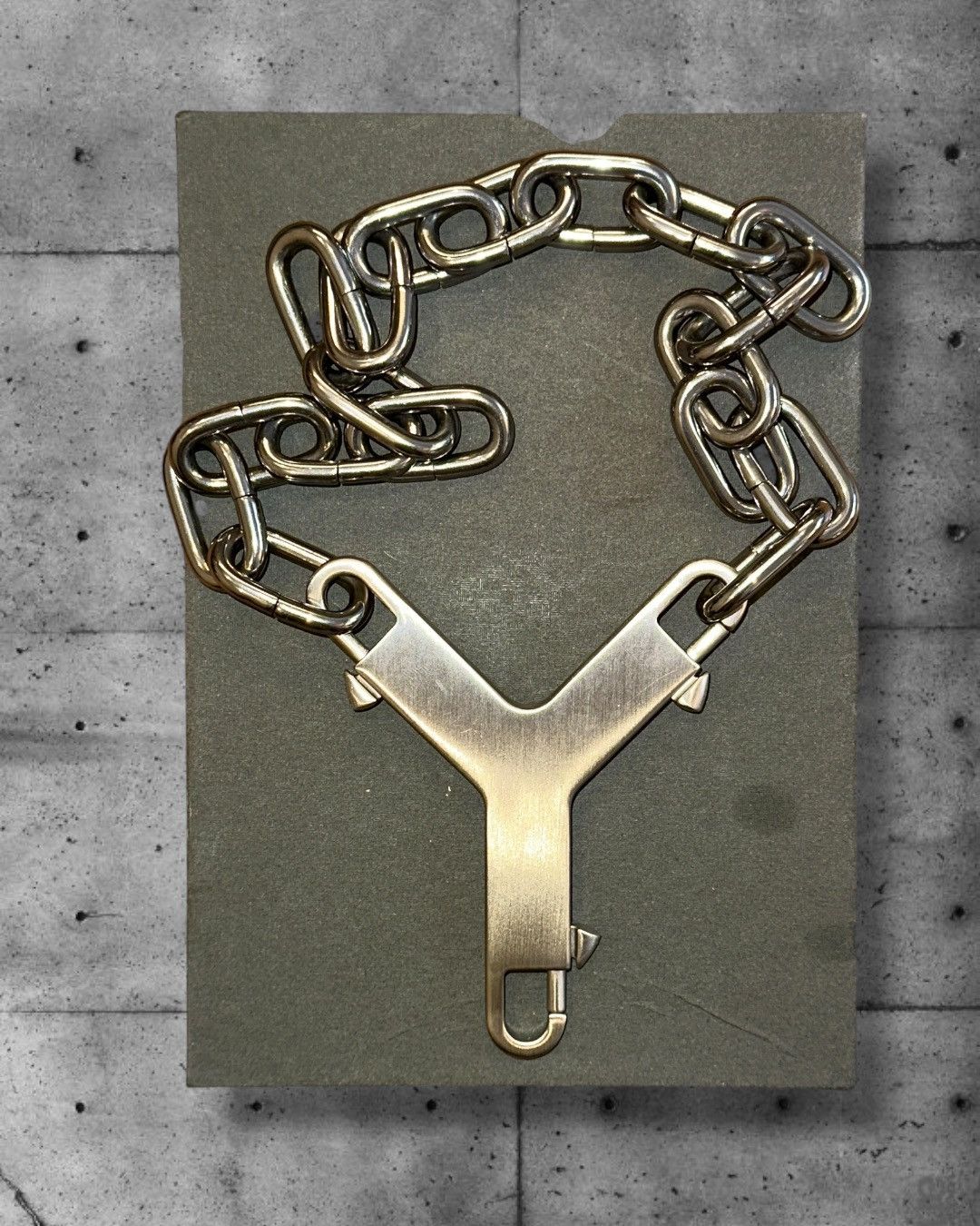 Rick Owens RICK OWENS SS20 DOUBLE LINK CHOKER | Grailed