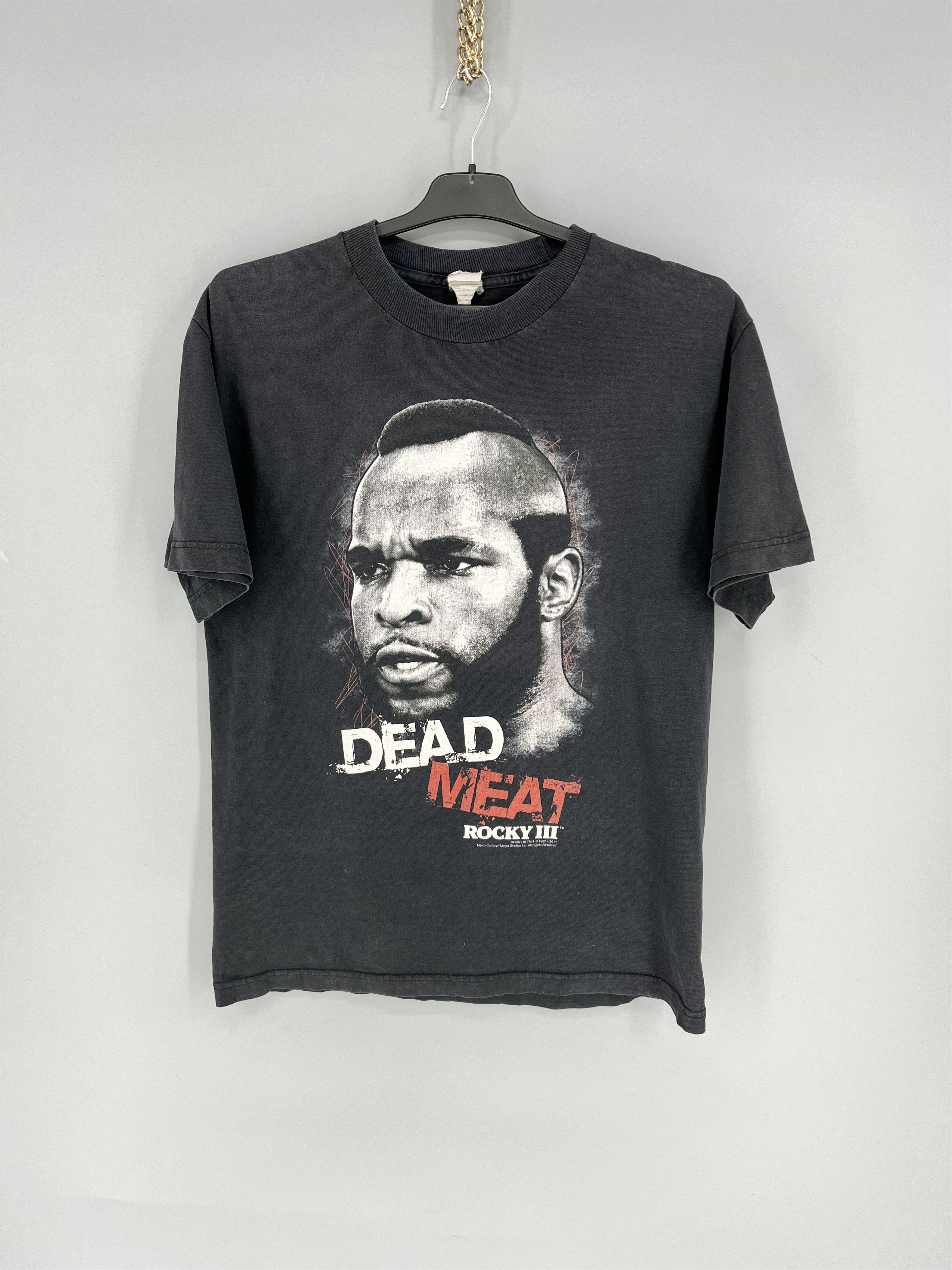 Vintage Rocky III Dead Meat T Shirt Mens Licensed Boxing Movie Tee Size US M / EU 48-50 / 2 - 1 Thumbnail