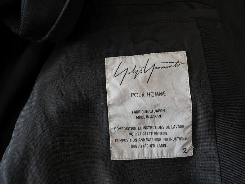 Yohji Yamamoto Yohji Yamamoto Yohji Yamamoto Wool Jacket with Fastening Size US S / EU 44-46 / 1 - 7 Thumbnail