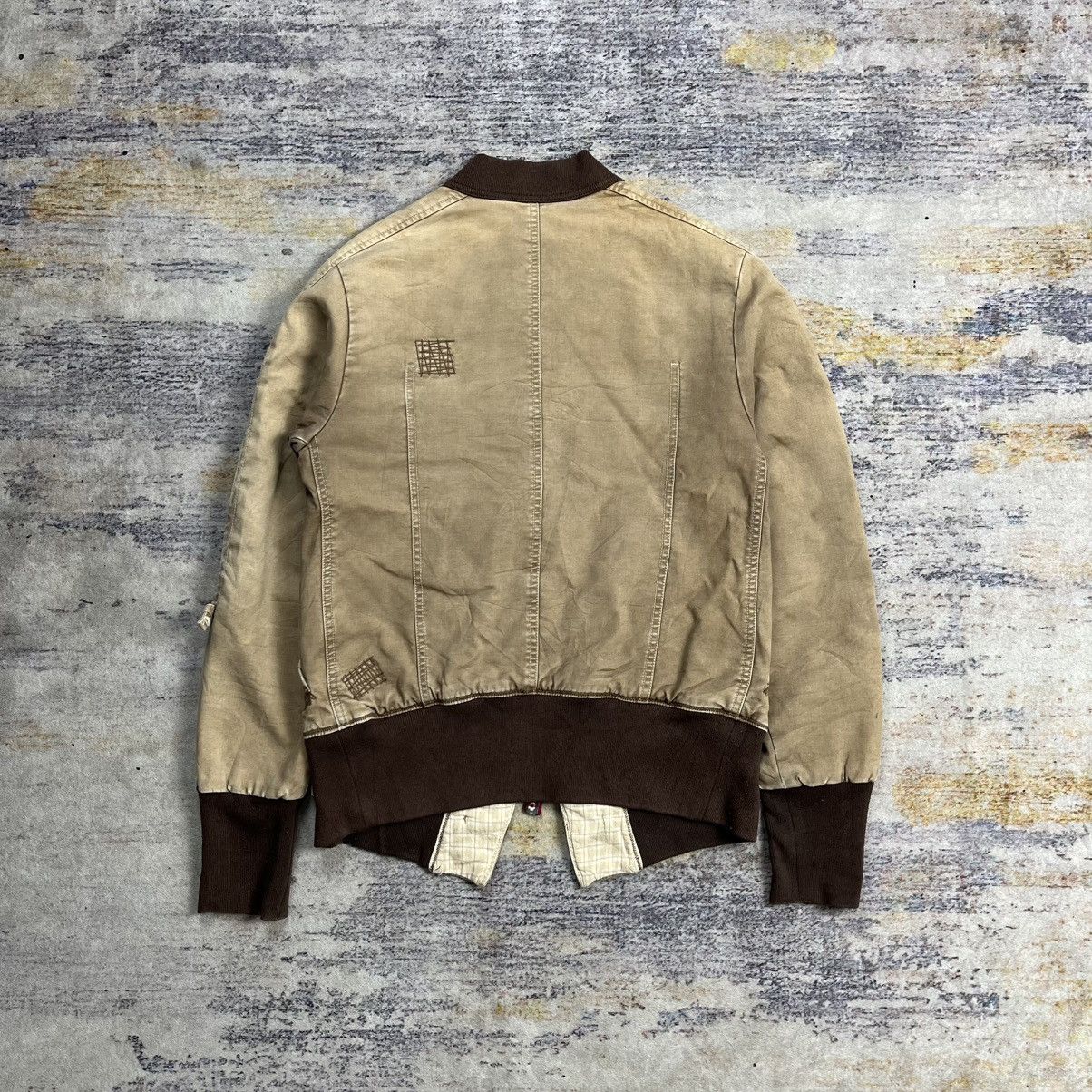 Marithe + Francois Girbaud Vintage Marithe francois Girbaud deconstruted bomber jacket Size US M / EU 48-50 / 2 - 2 Thumbnail