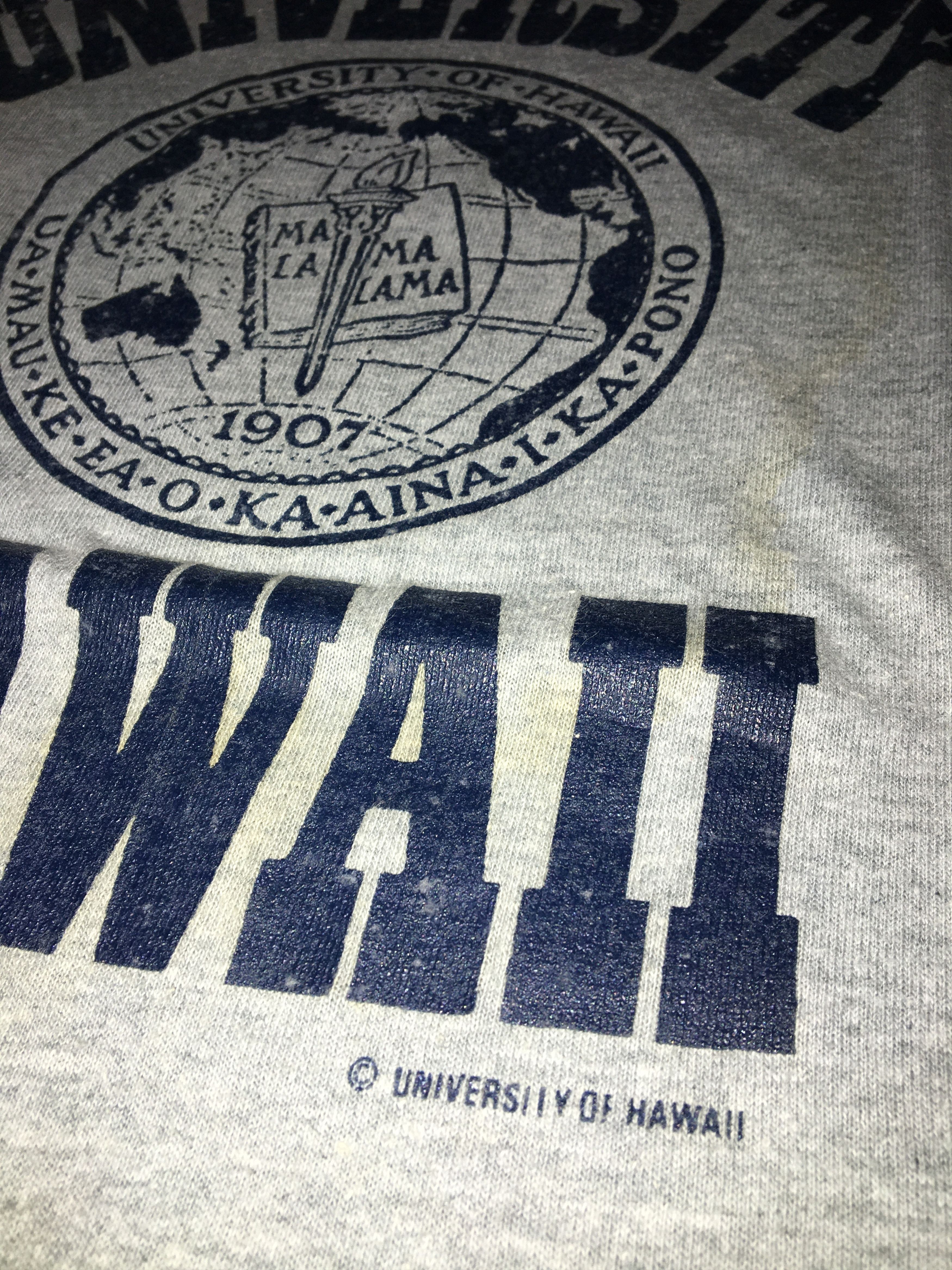 Vintage Vintage University Of Hawaii Shirt Size US L / EU 52-54 / 3 - 3 Thumbnail