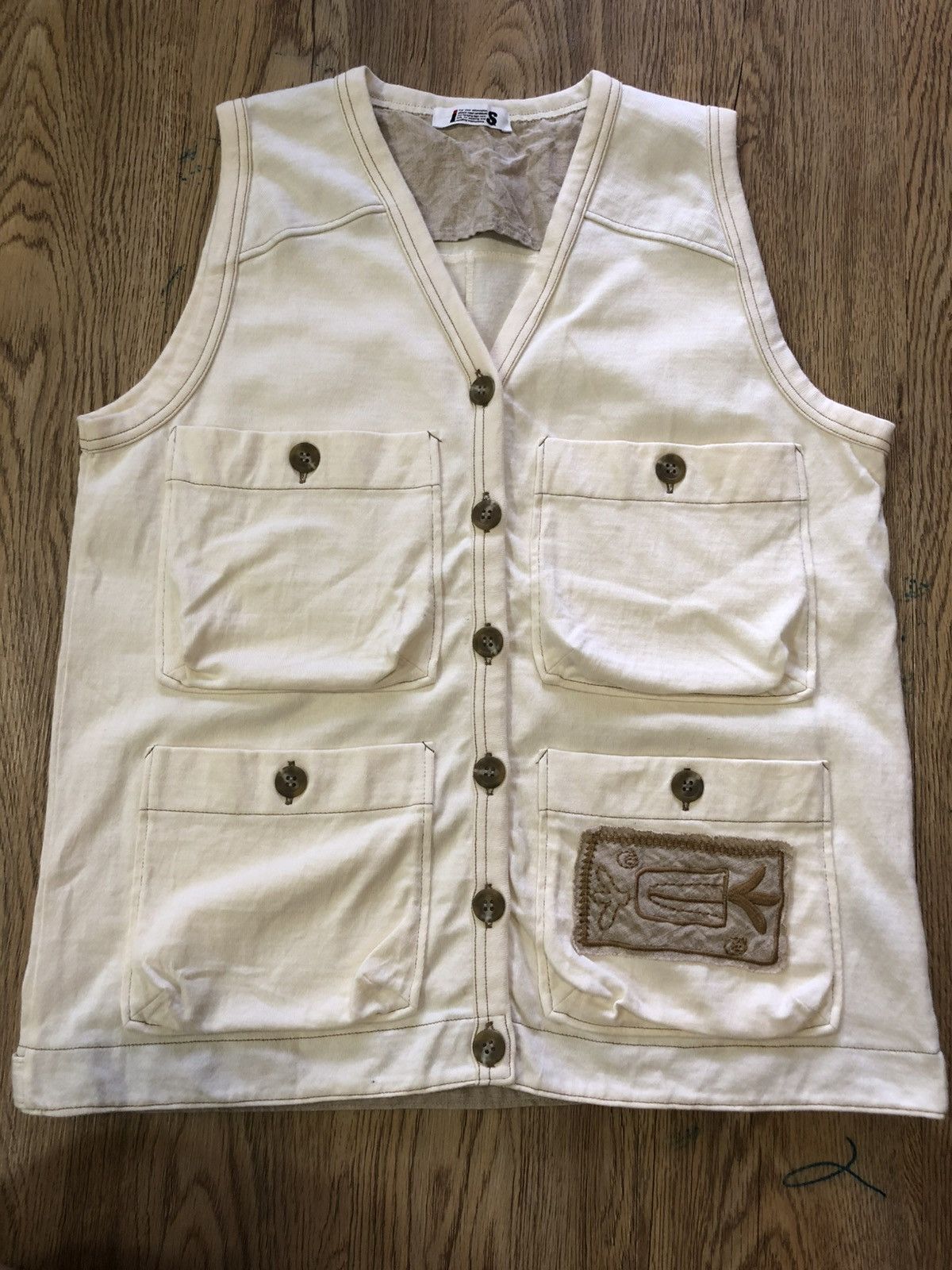 Issey Miyake × Vintage Vintage 80’s Issey Miyake cargo vest Size US M / EU 48-50 / 2 - 6 Thumbnail