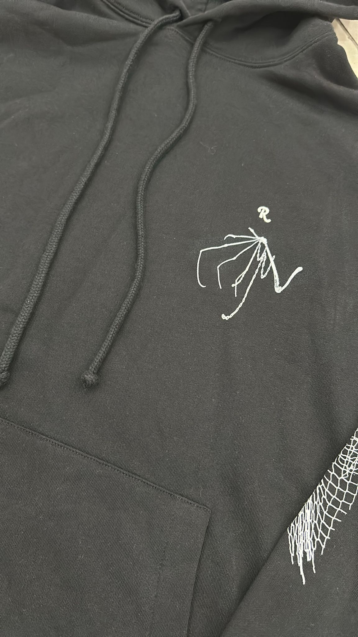 Raf Simons Raf Simons Gothic Web Hoodie Size Small Size US S / EU 44-46 / 1 - 7 Thumbnail