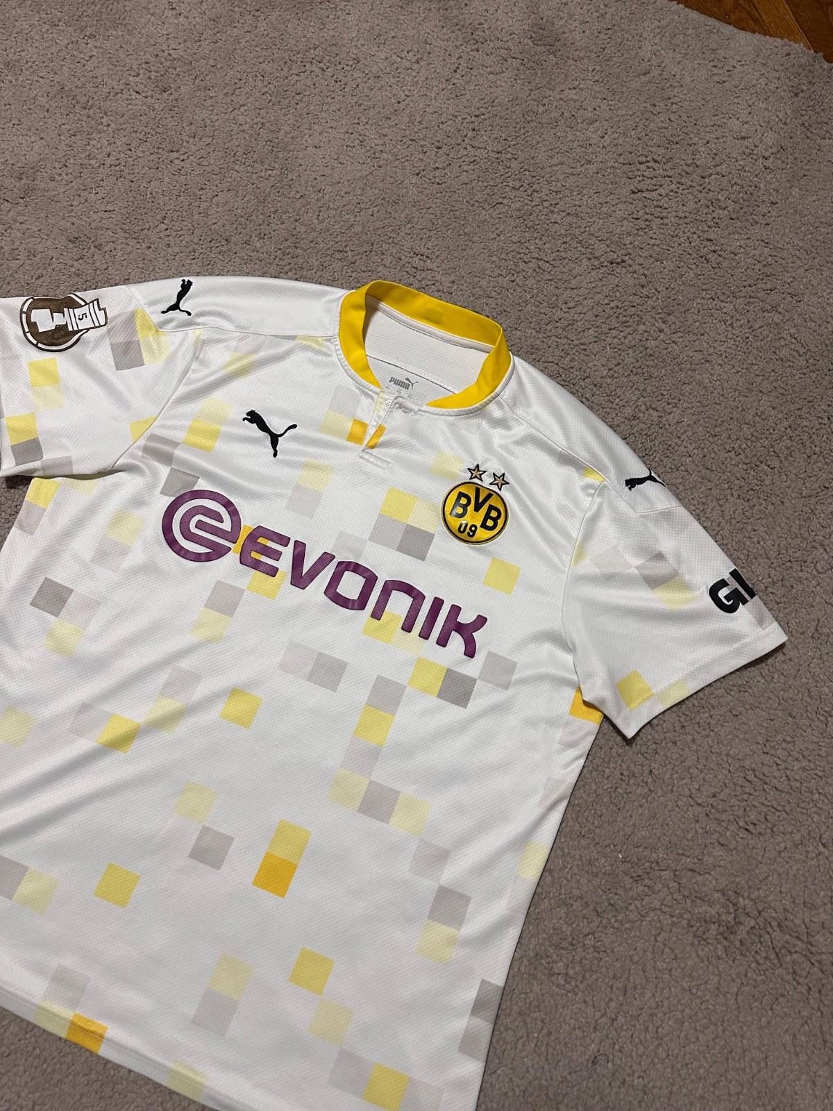 Puma BORUSSIA DORTMUND 2020 SHIRT SOCCER JERSEY PUMA #24 MEUNIER Size US XXL / EU 58 / 5 - 3 Thumbnail