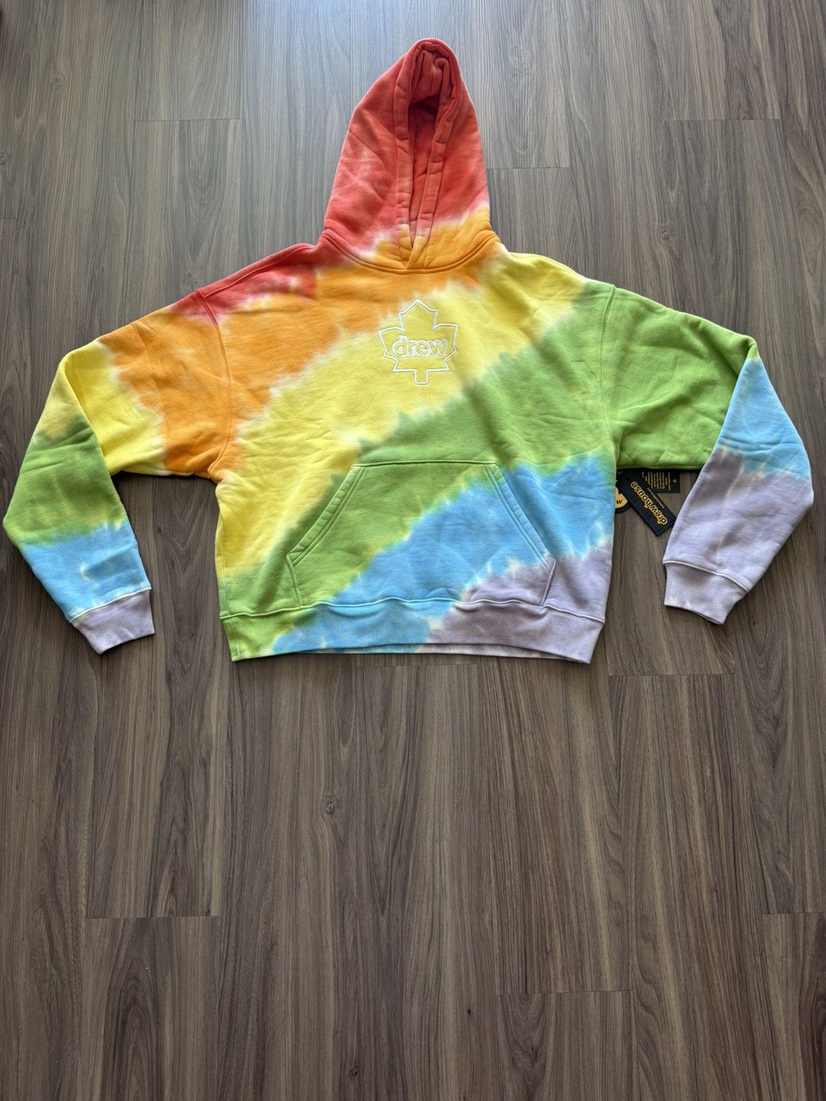 Drew House Drew House Rainbow Tie Dye Graphic Hoodie Size S Smiley Bear Size US S / EU 44-46 / 1 - 2 Thumbnail
