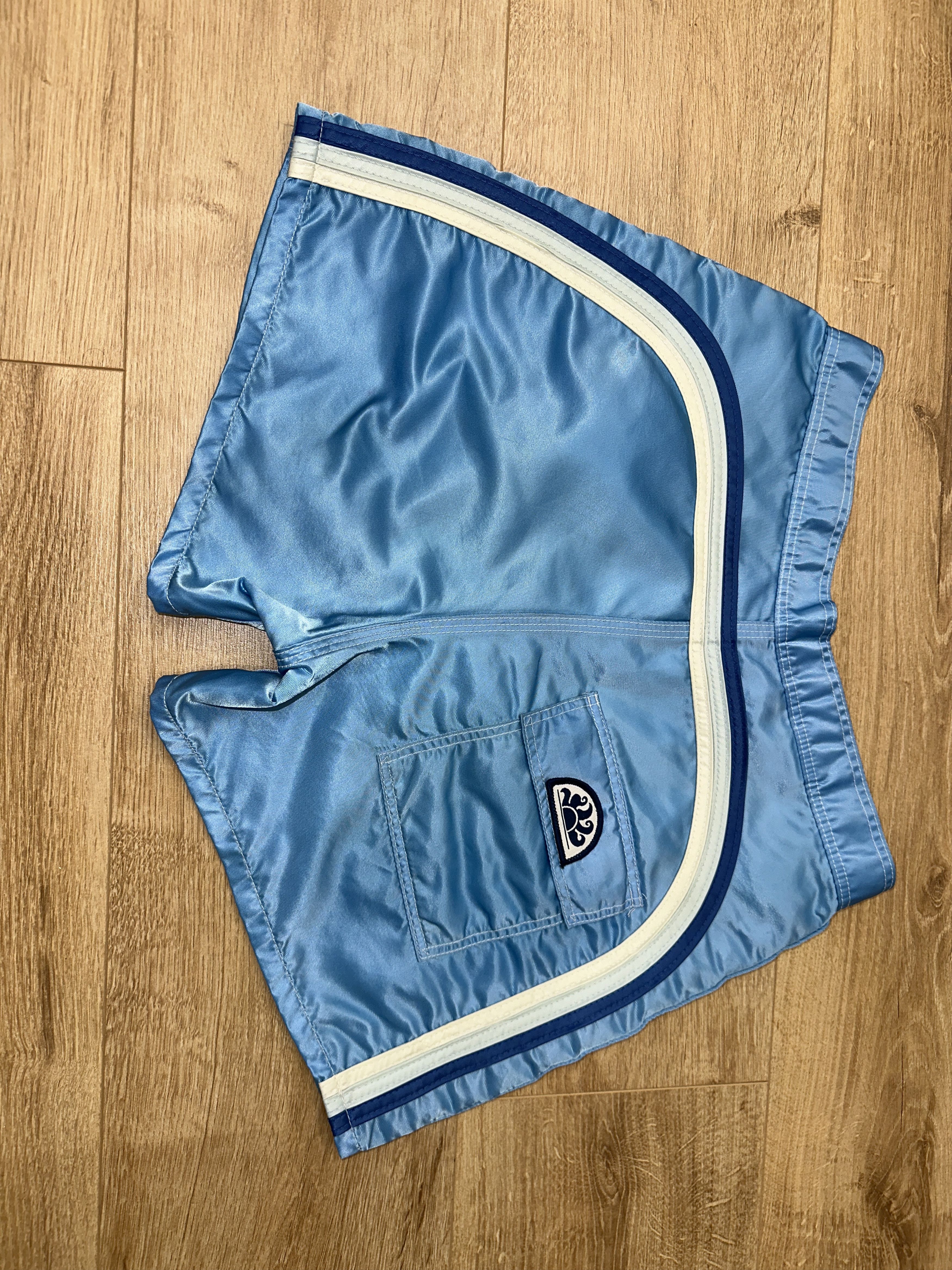 Sundek Sundek Swim Shorts Size 29 Made USA Curved Stripe Trim Mesh Size US 29 - 1 Thumbnail