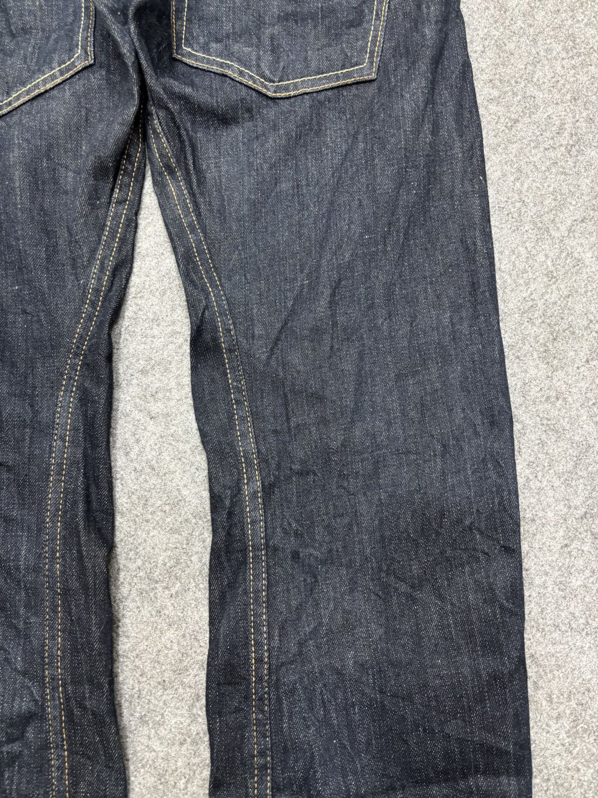 Japanese Brand 💥Double Waist+Twisted Leg💥Dominate Zipper Denim F646 Size US 33 - 14 Thumbnail