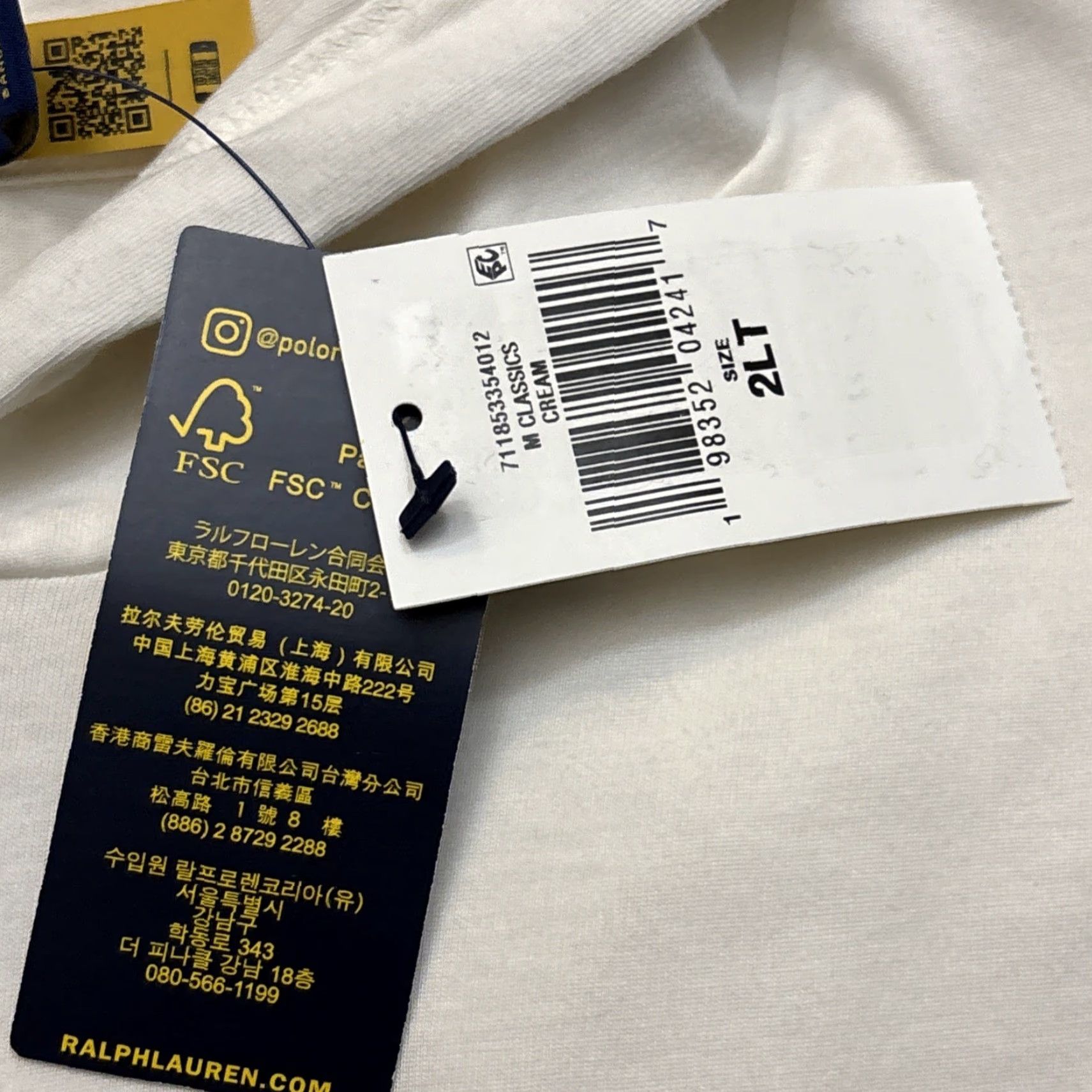 Vintage Polo Ralph Lauren Polo Bear Hooded T-Shirt Men's 2XLT