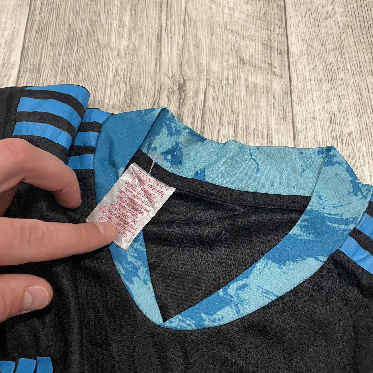 Adidas Vintage royal Belgian Jersey goalkeeper belgia tee shirt Size US S / EU 44-46 / 1 - 4 Thumbnail