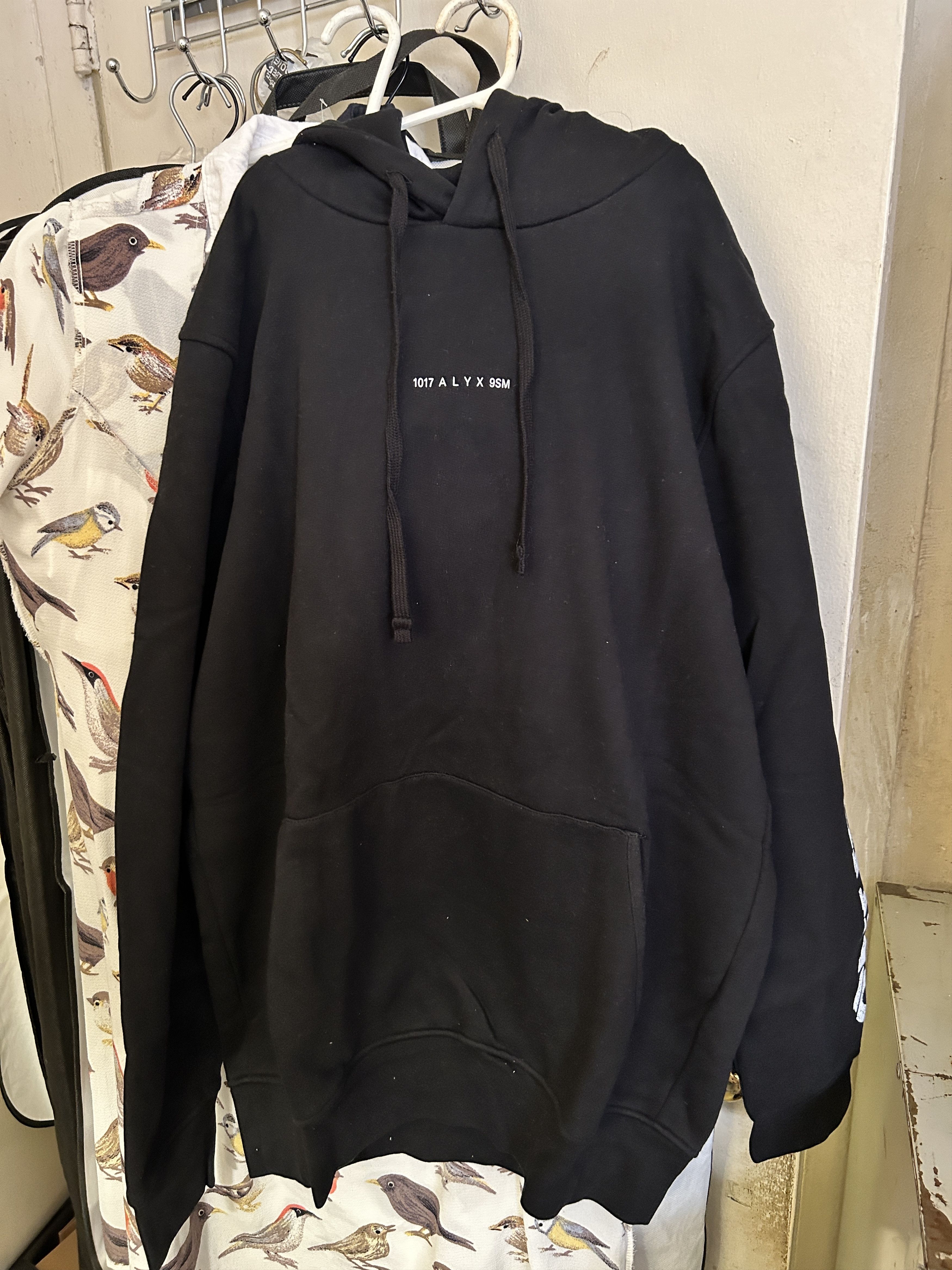 1017 ALYX 9SM Black Techno Scar Hoodie