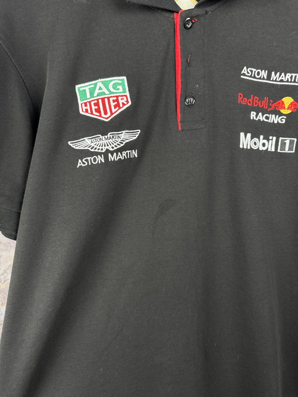 Red Bull Men’s Aston Martin Polo Shirt Red Bull Racing Size XXXL Size US XXL / EU 58 / 5 - 8 Thumbnail