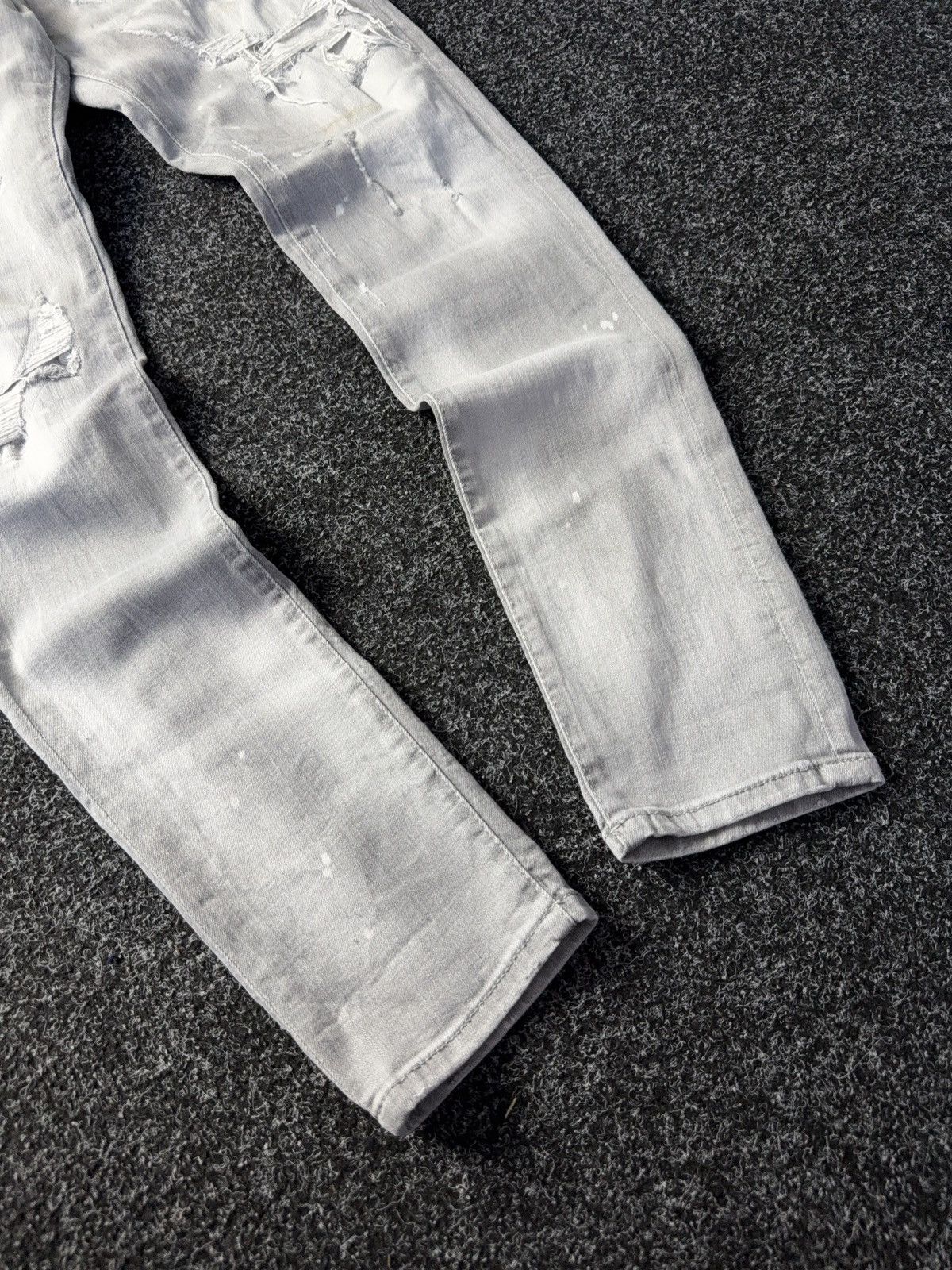 Dsquared2 Luxury Distressed Dirty Dsquared2 Retro 00s Denim Jeans Size US 31 - 2 Thumbnail