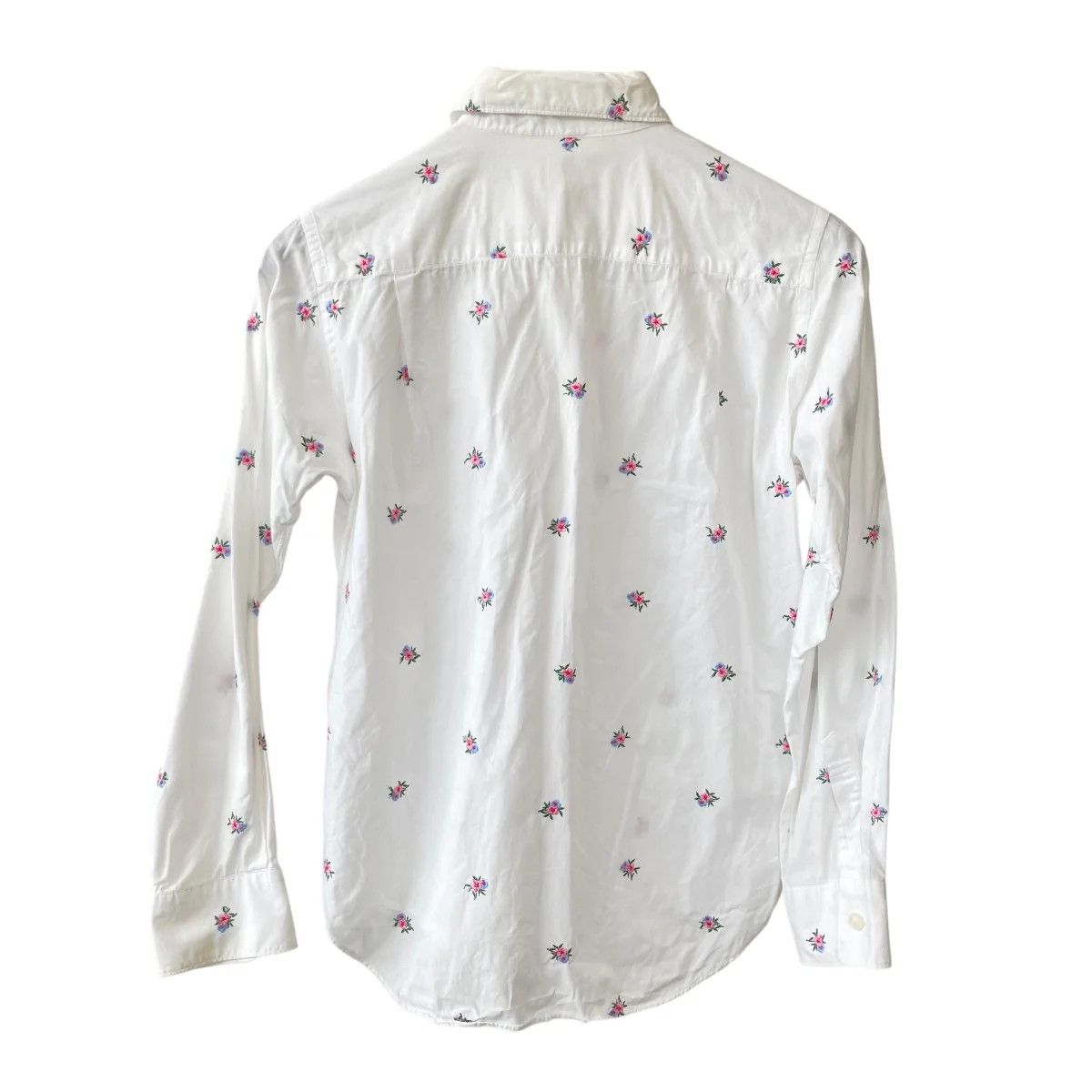 Comme des Garcons Archive Floral Embroidered Long Sleeve Shirt Size S / US 4 / IT 40 - 2 Thumbnail