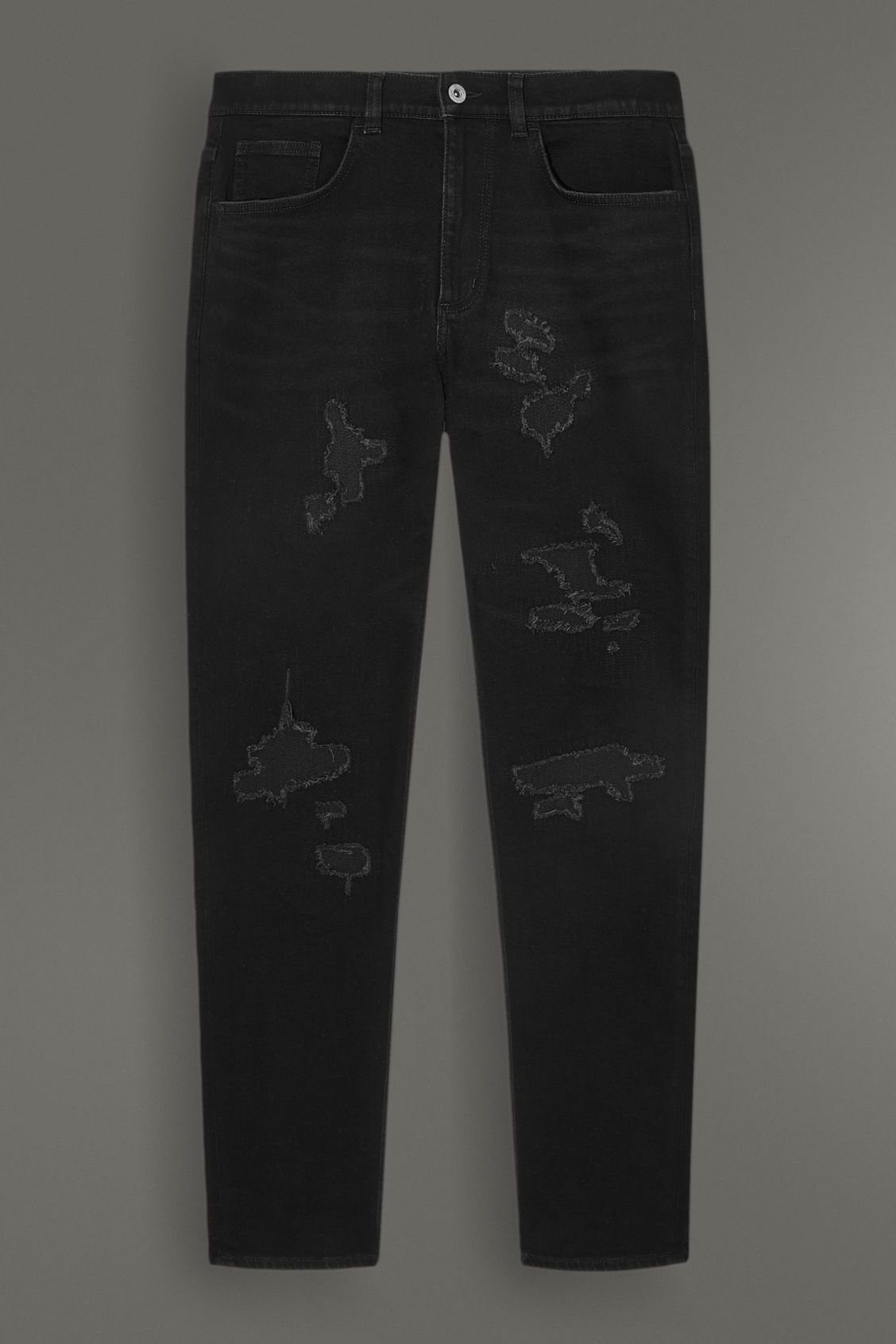 Cos Reece Yeboah Slim Jeans clean black distressed limited edit. Size US 30 / EU 46 - 3 Thumbnail
