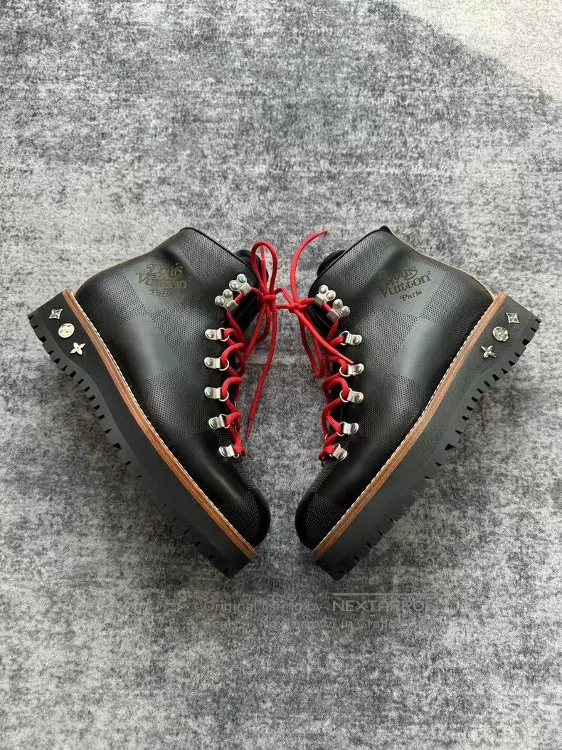 Louis Vuitton Louis Vuitton Nigo Checker Boots Size US 5.5 / IT 35.5 - 4 Thumbnail
