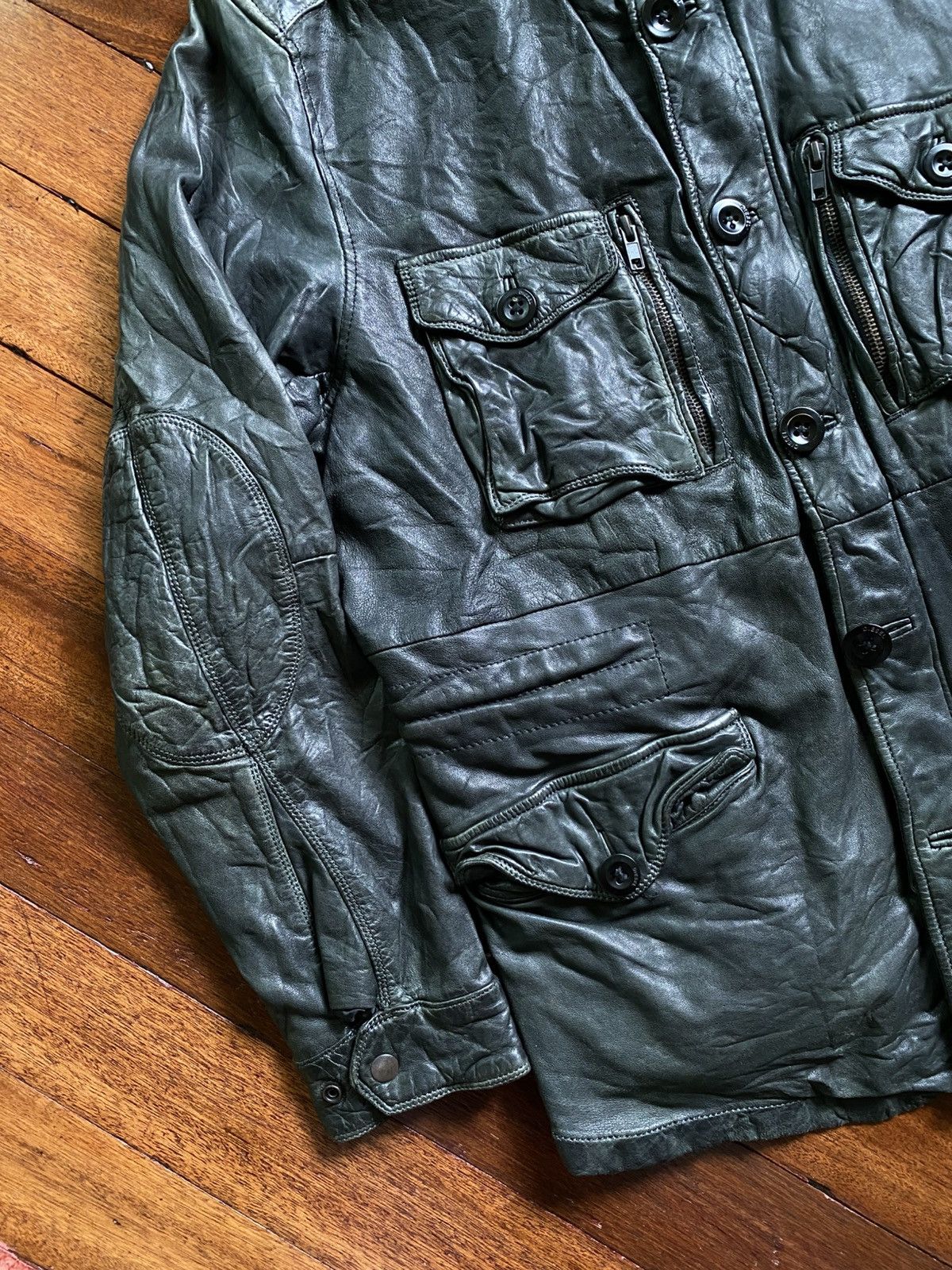 Diesel Archive Diesel Cargo Leather Jacket Size US S / EU 44-46 / 1 - 5 Thumbnail