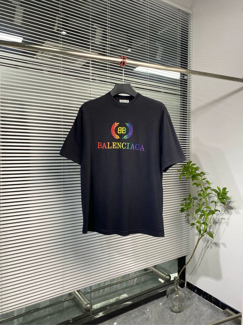 Balenciaga Balenciaga Rainbow Double B Wheatear Embroidered Letter log Size US XS / EU 42 / 0 - 1 Thumbnail