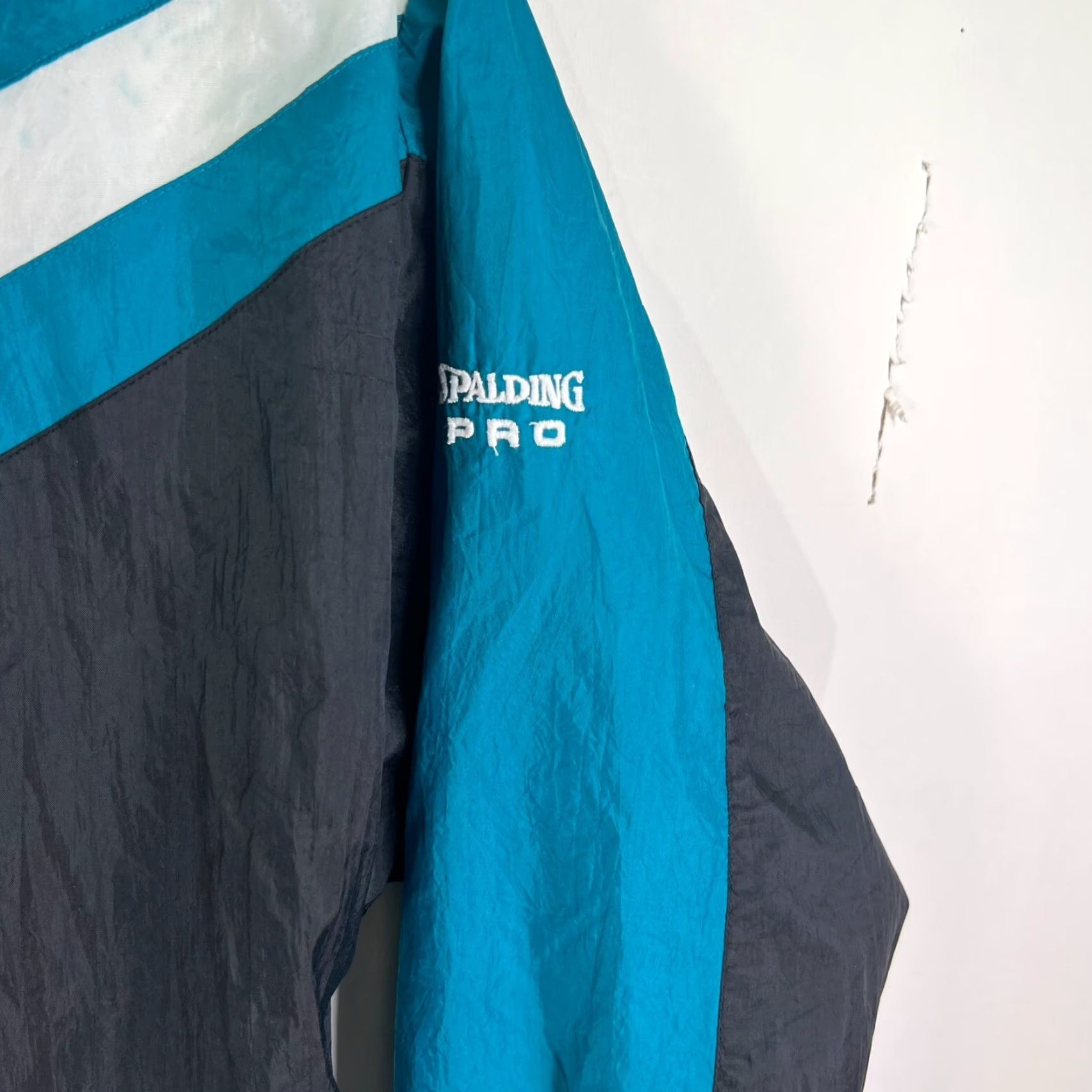 Spalding Spalding PRO Windbreaker Jacket Mens Large L Blue Vintage 80’s 90’s Size US L / EU 52-54 / 3 - 3 Thumbnail