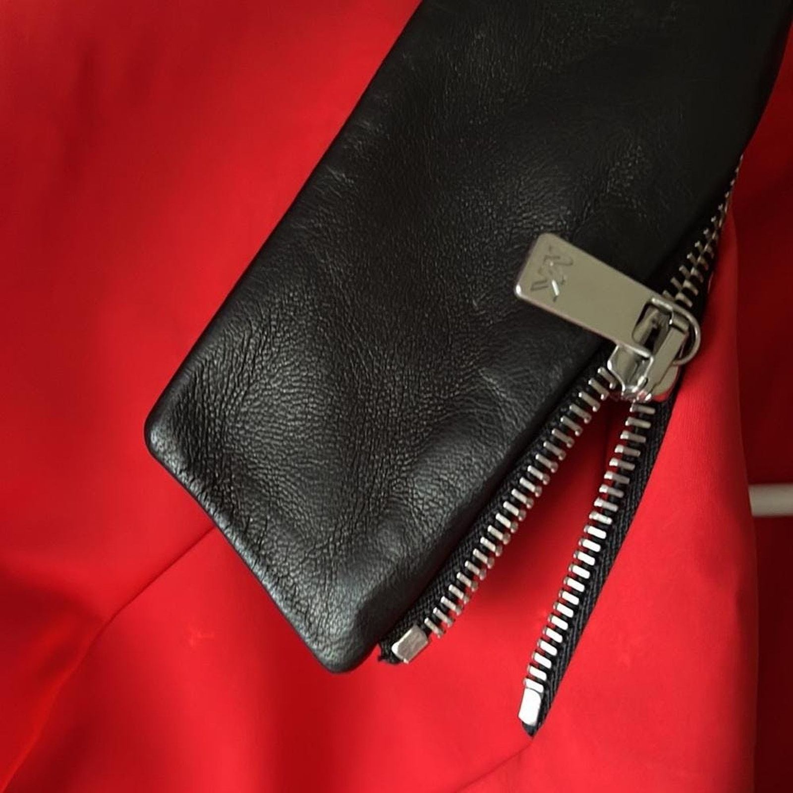 Michael Kors MICHAEL KORS Red Peacoat Made in Italy, XS /US2 SRP: $4500 Size XS / US 0-2 / IT 36-38 - 9 Thumbnail