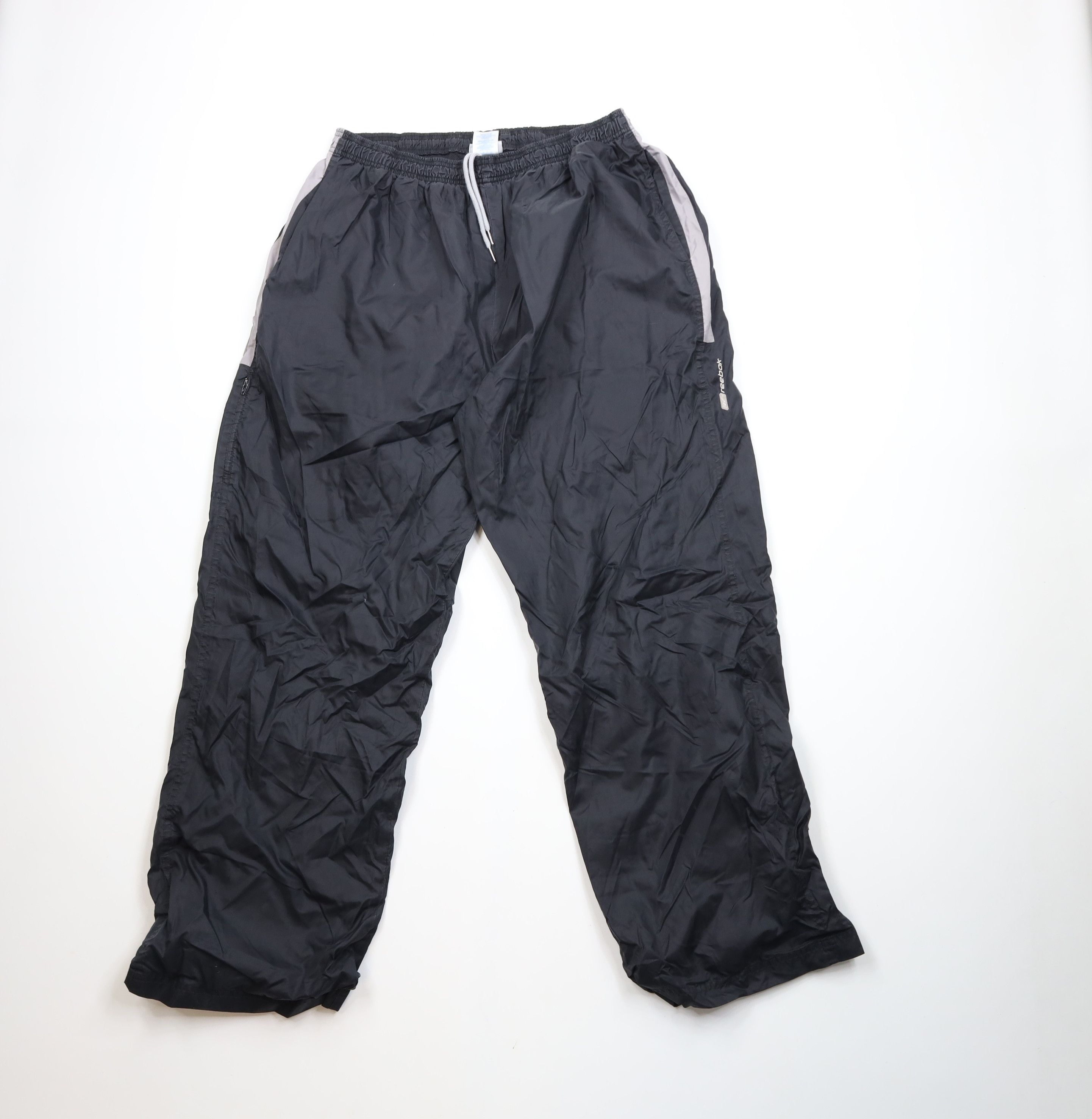 Reebok × Vintage Vintage 90s Reebok Block Lined Wide Leg Windbreaker Pants Size US 40 / EU 56 - 1 Thumbnail