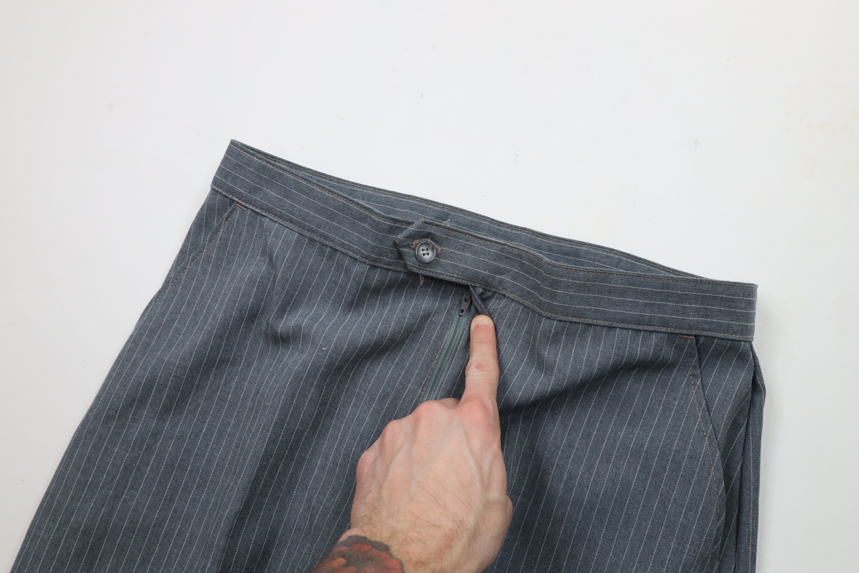 Vintage Vintage 70s Streetwear Wide Leg Bell Bottoms Chino Pants Size 40" / US 18 - 6 Thumbnail