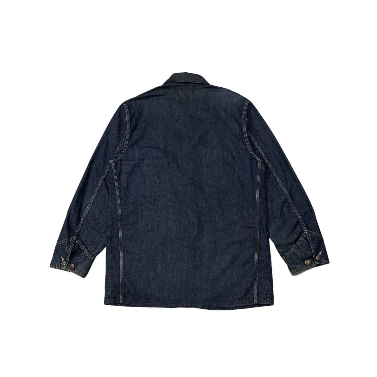 Blue Blue Japan Vintage Blue Blue Japan Arigato Denim Chore Jacket Size US S / EU 44-46 / 1 - 12 Thumbnail