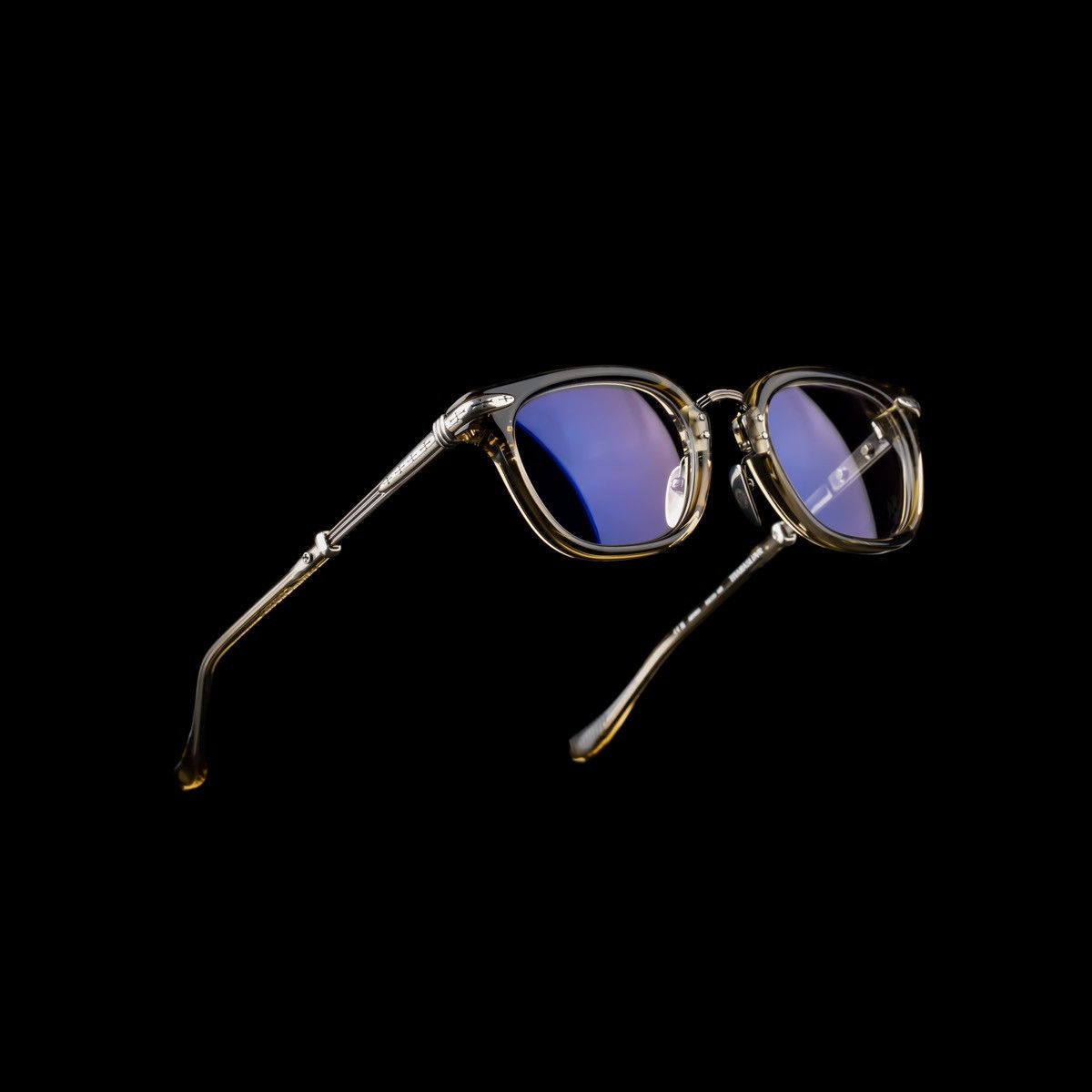 Chrome Hearts CHROME HEARTS TITANASLUVR ARMY/ANTIQUE SILVER GLASSES Size ONE SIZE - 1 Thumbnail