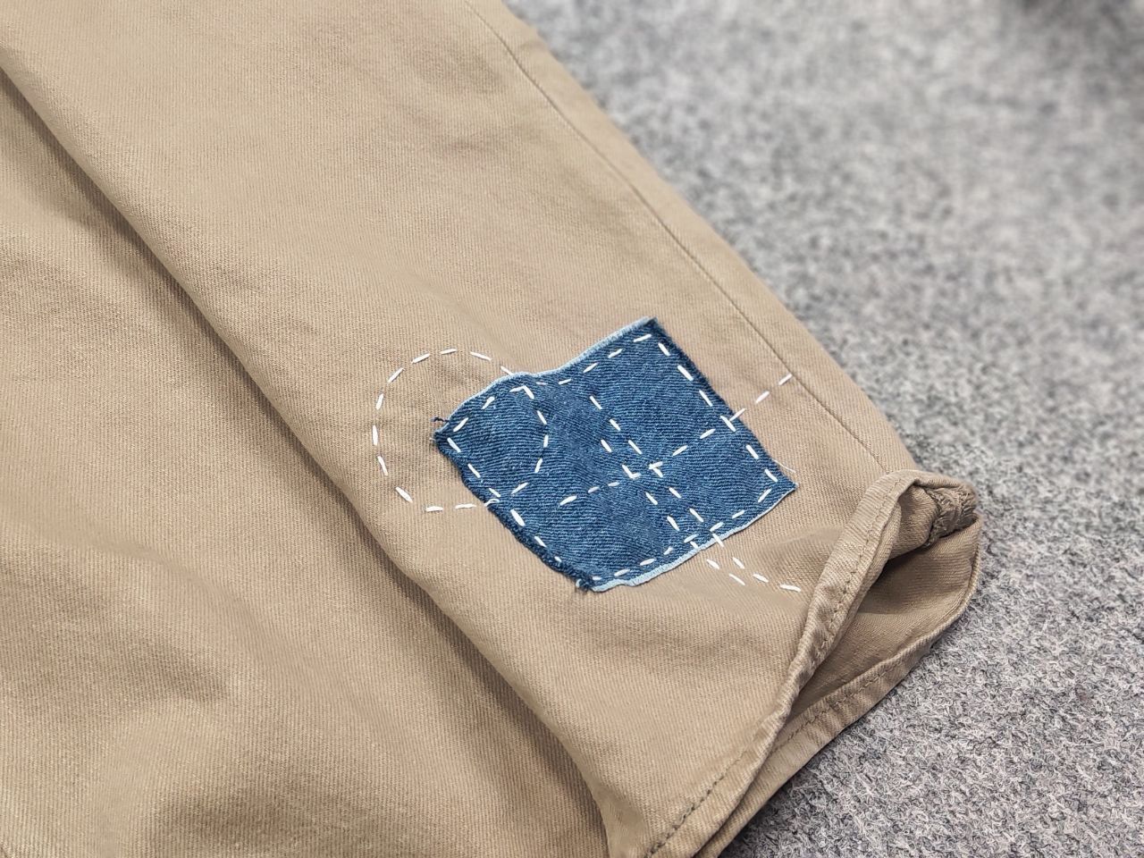 Levi's Vintage Levis 501 sashiko patchworks Jeans Kapital Style Size US 33 - 3 Thumbnail