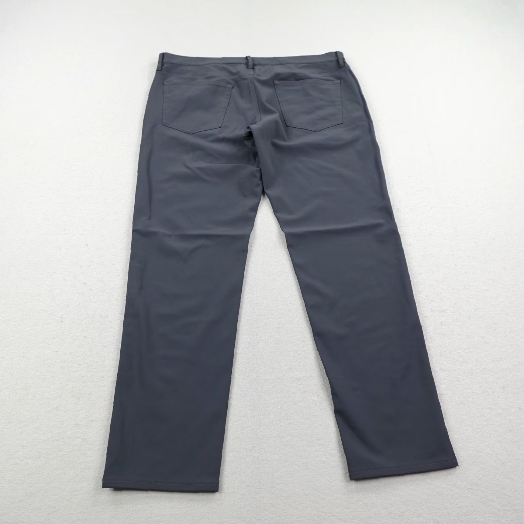 Proper Cloth PROPER CLOTH PANTS Mens 38x30 Milano Performance Knit Chino Slacks Straight Leg Gray Regular 38 30 Business Casual Formal Travel Workwear Mens Size US 38 / EU 54 - 4 Thumbnail