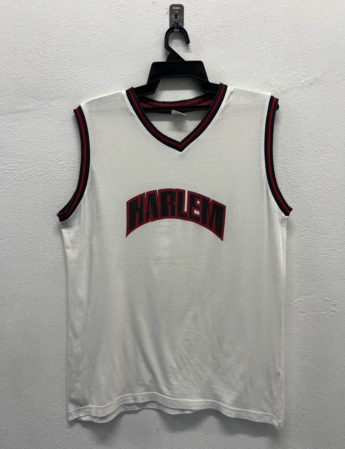 Vintage VINTAGE ANGELO MUNOUI HARLEM SLEEVELESS SHIRT Size US XL / EU 56 / 4 - 1 Thumbnail