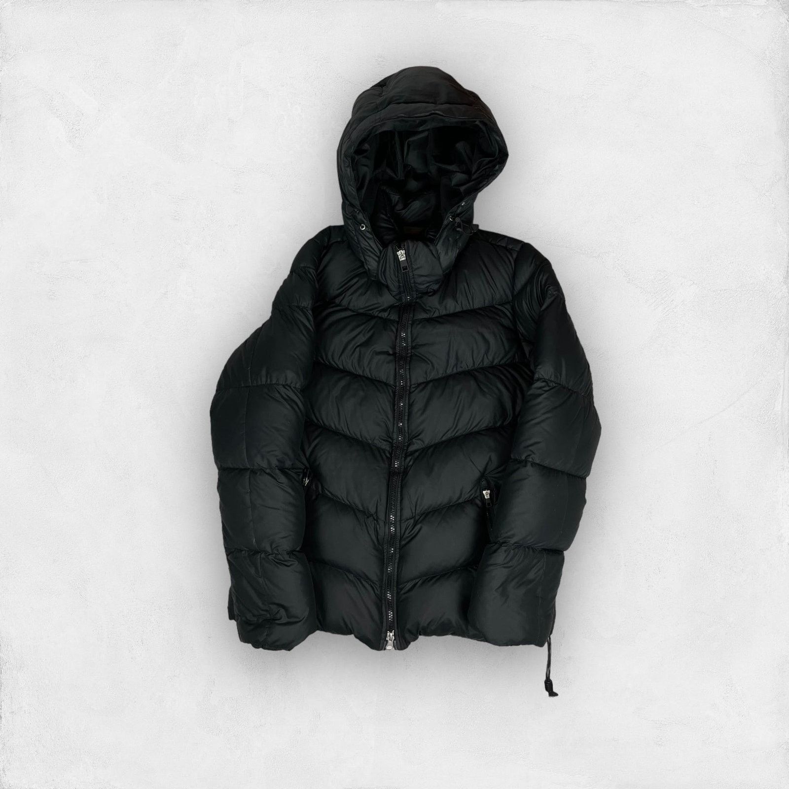 Nike Nike Adult Black Long Sleeve Hooded Full Zip Puffer Jacket M Size US M / EU 48-50 / 2 - 1 Thumbnail