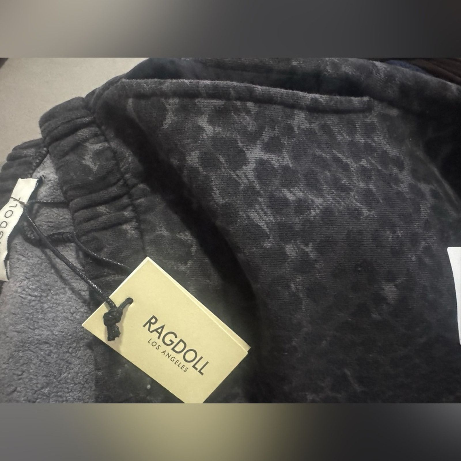 Other NWT Ragdoll LA $129 Anthracite Leopard Print Joggers Size Sm Size 27" / US 4 / IT 40 - 6 Thumbnail