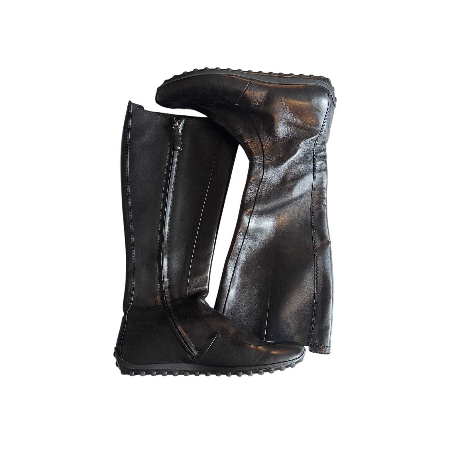 Bally Bally Black Leather Boots Size US 7 / IT 37 - 2 Thumbnail