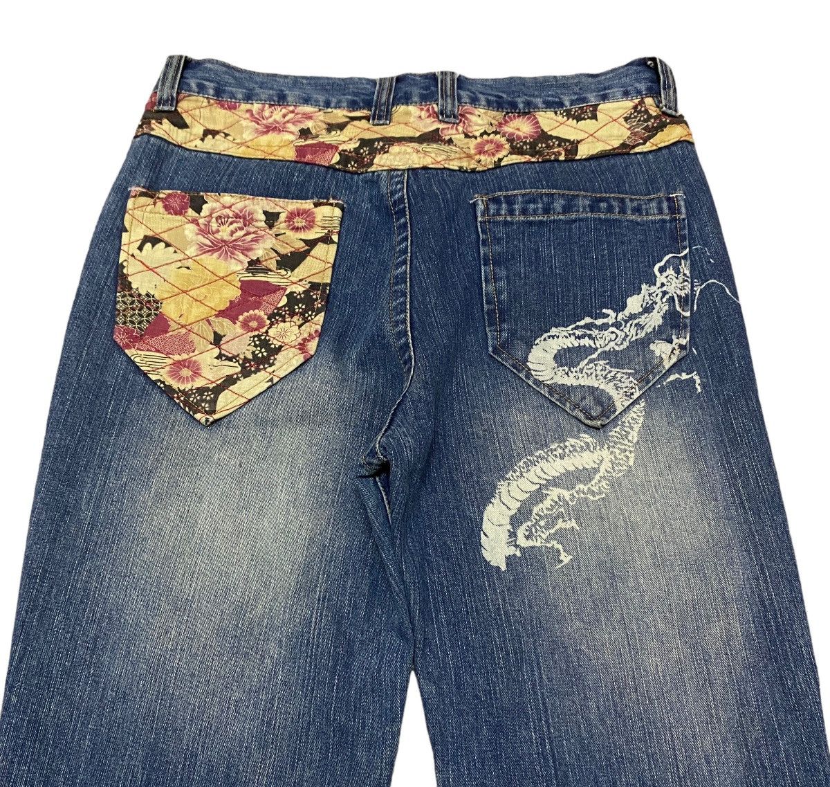 If Six Was Nine × Japanese Brand Rare Design Vintage Japanese Brand Sukajan Jeans 1990s Size US 32 / EU 48 - 4 Thumbnail