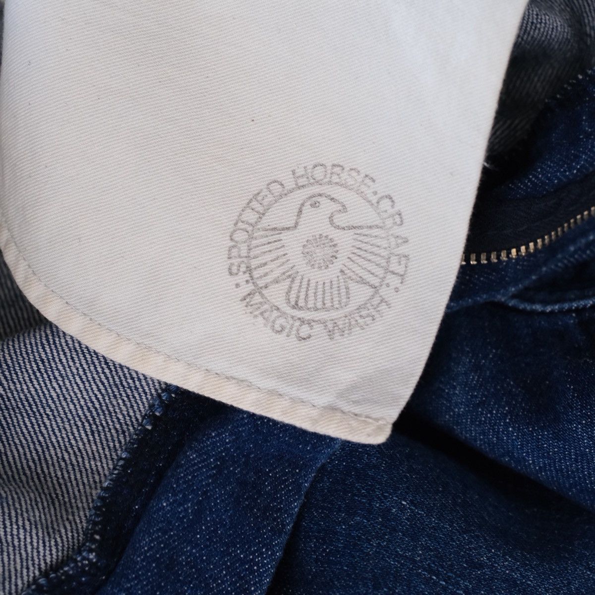 Yohji Yamamoto Y’s by Yohji Yamamoto Two Tone Drop Crotch Jeans Size 31" - 5 Thumbnail