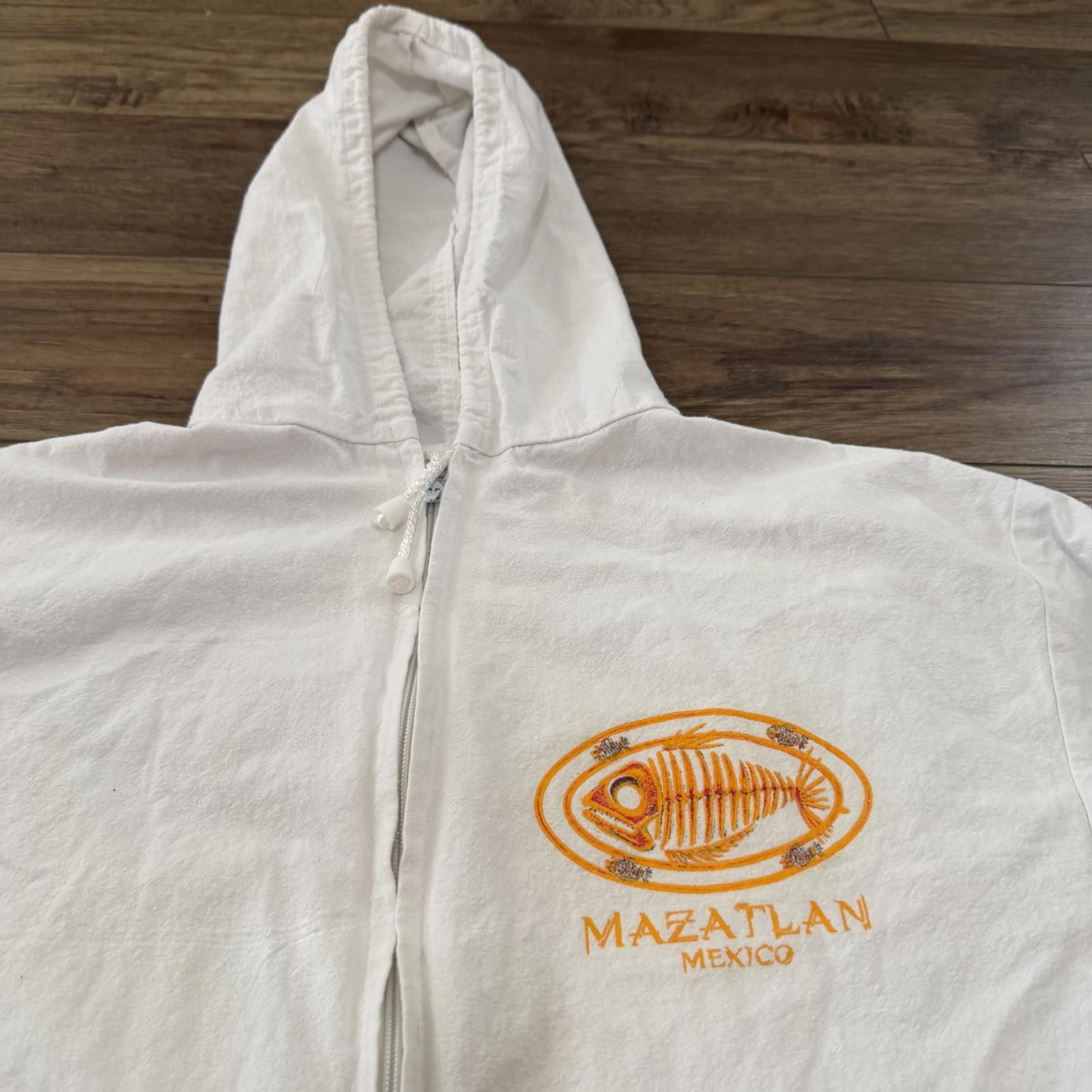 Other Vintage Mazatlan Mexico Fish Art Zip Up Hoodie 90s Size US M / EU 48-50 / 2 - 2 Thumbnail