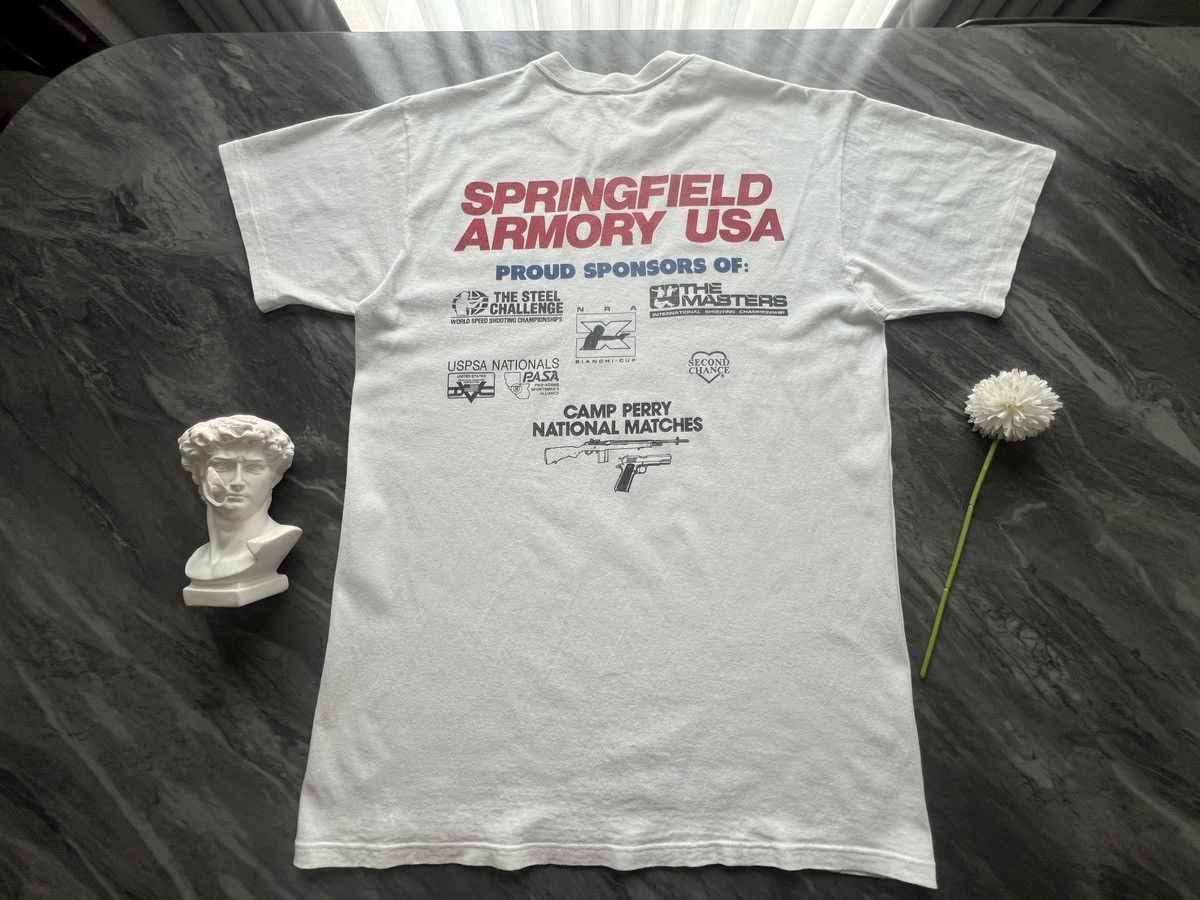 Jerzees × Vintage Springfield : Armory USA Shooting Range Gun Rifle Size US L / EU 52-54 / 3 - 9 Thumbnail