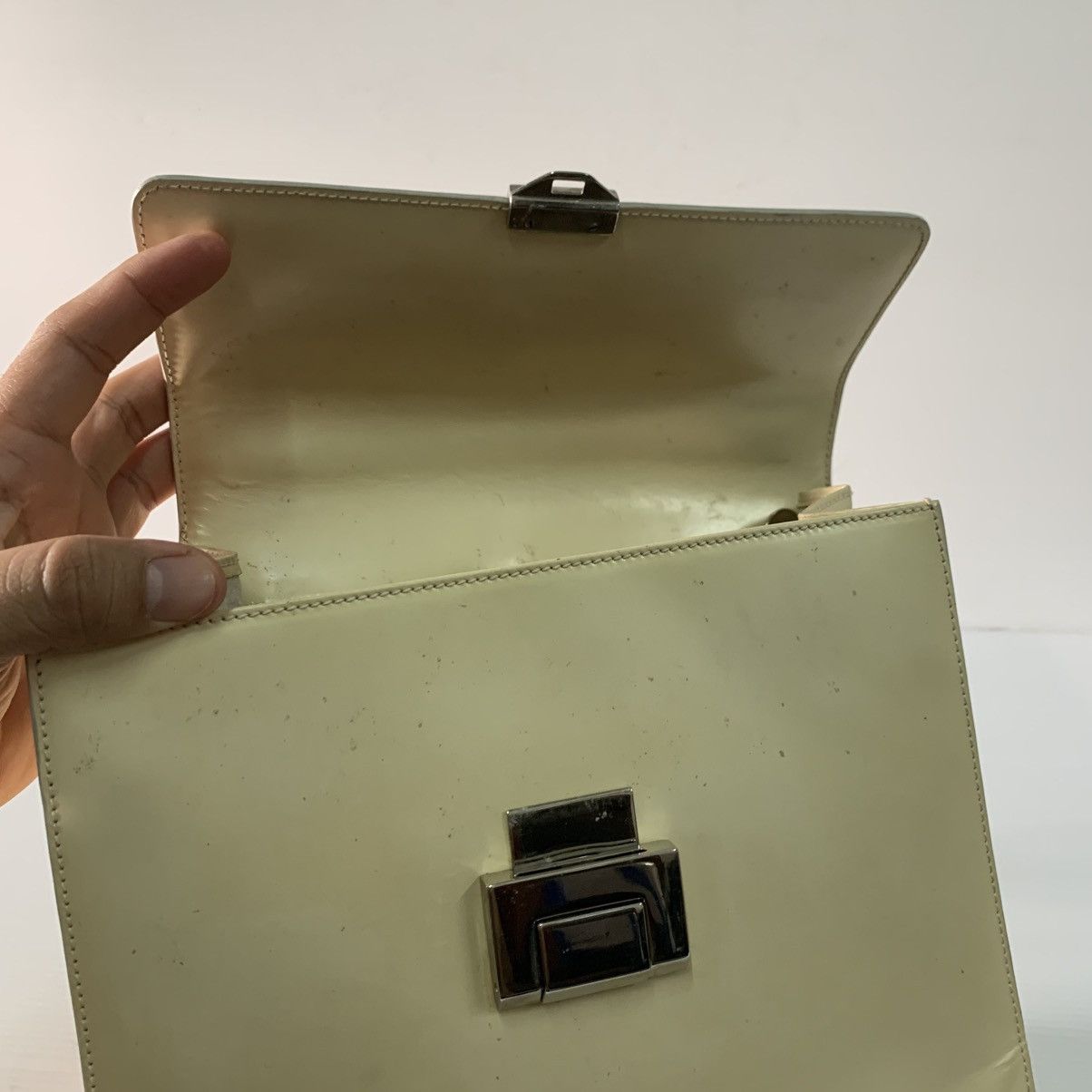 Gucci Gucci Leather Kelly Vintage Bag Size ONE SIZE - 10 Thumbnail