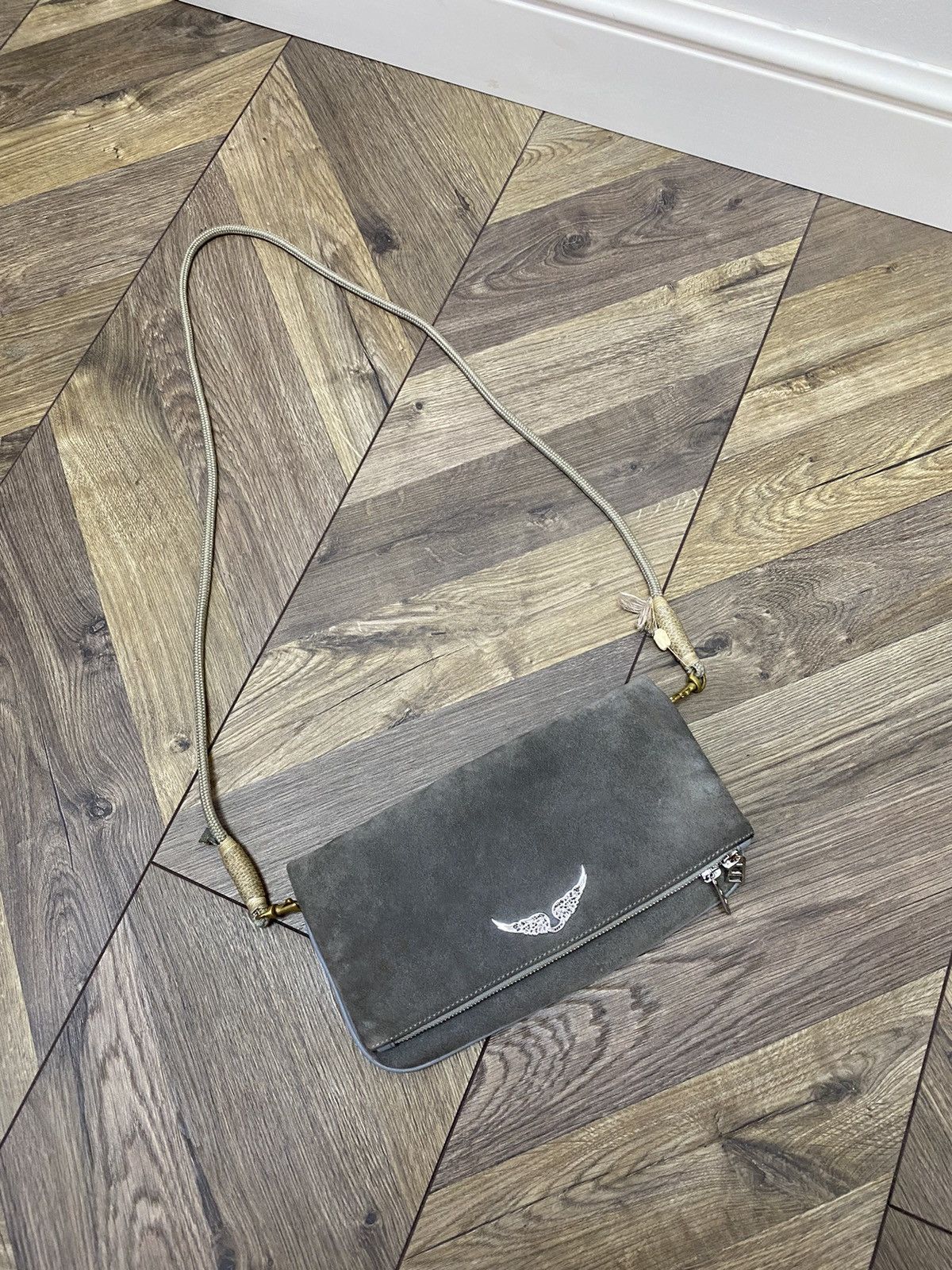 Vintage × Zadig & Voltaire Vintage Zadig & Voltaire rock tye dye Grey women bag Size ONE SIZE - 6 Thumbnail