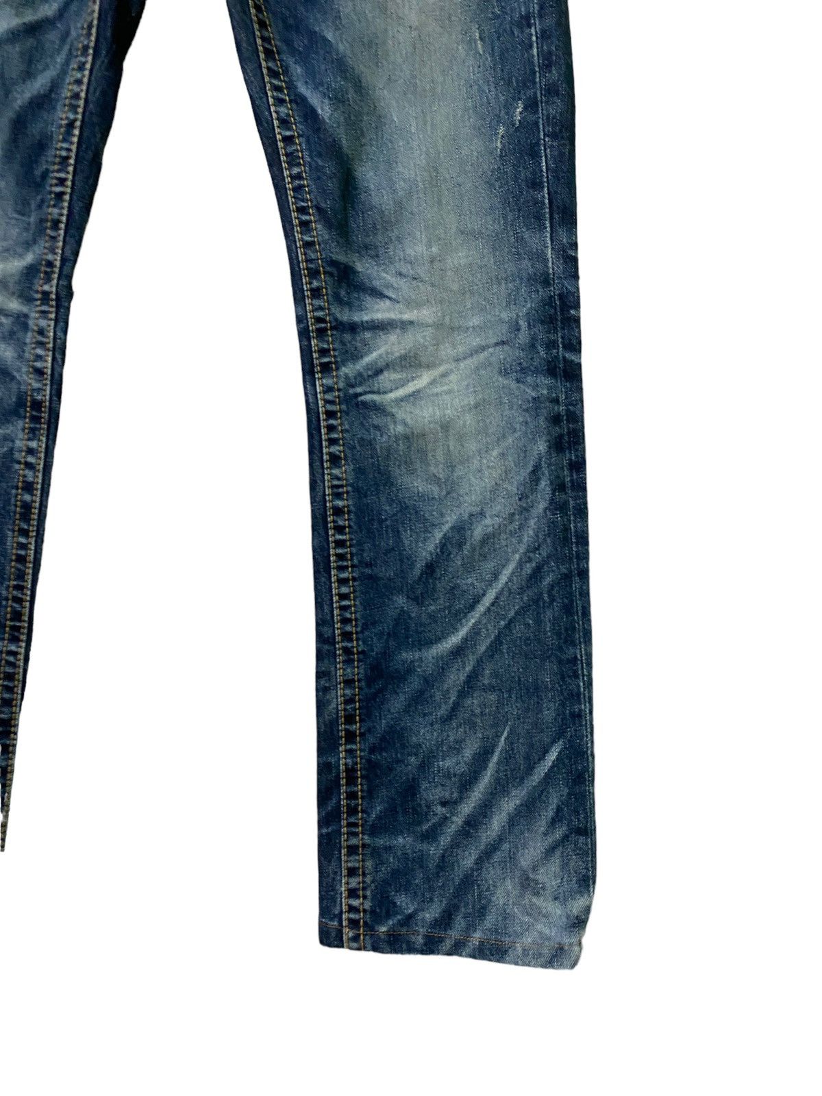 Japanese Brand × Vintage Rare Yoshitomo Nara Lolita Embroidered Jeans Size US 28 / EU 44 - 6 Thumbnail