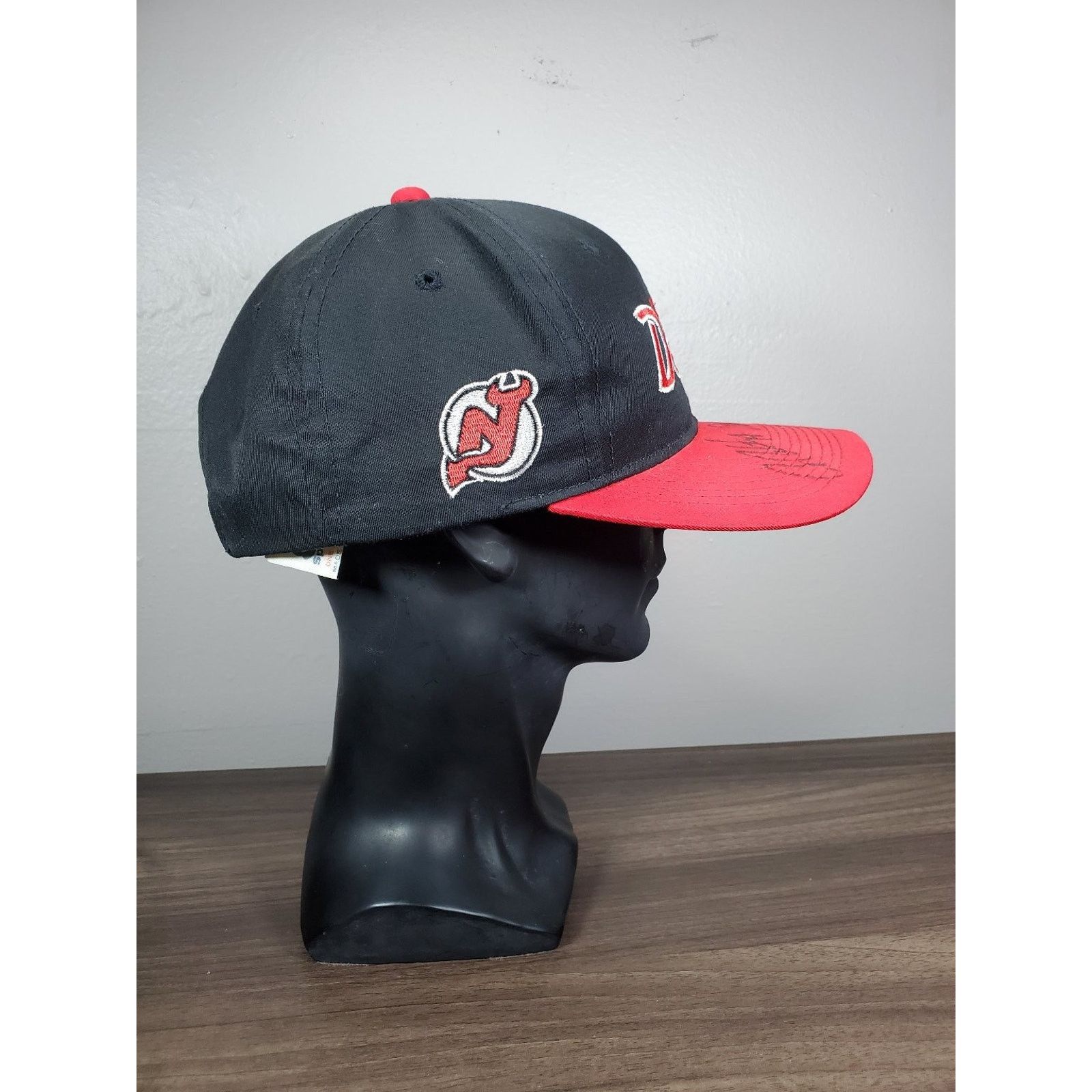 Sports Specialties × Vintage New Jersey Devils Hat Script Snapback Cap Signed NHL Auto Size ONE SIZE - 7 Thumbnail
