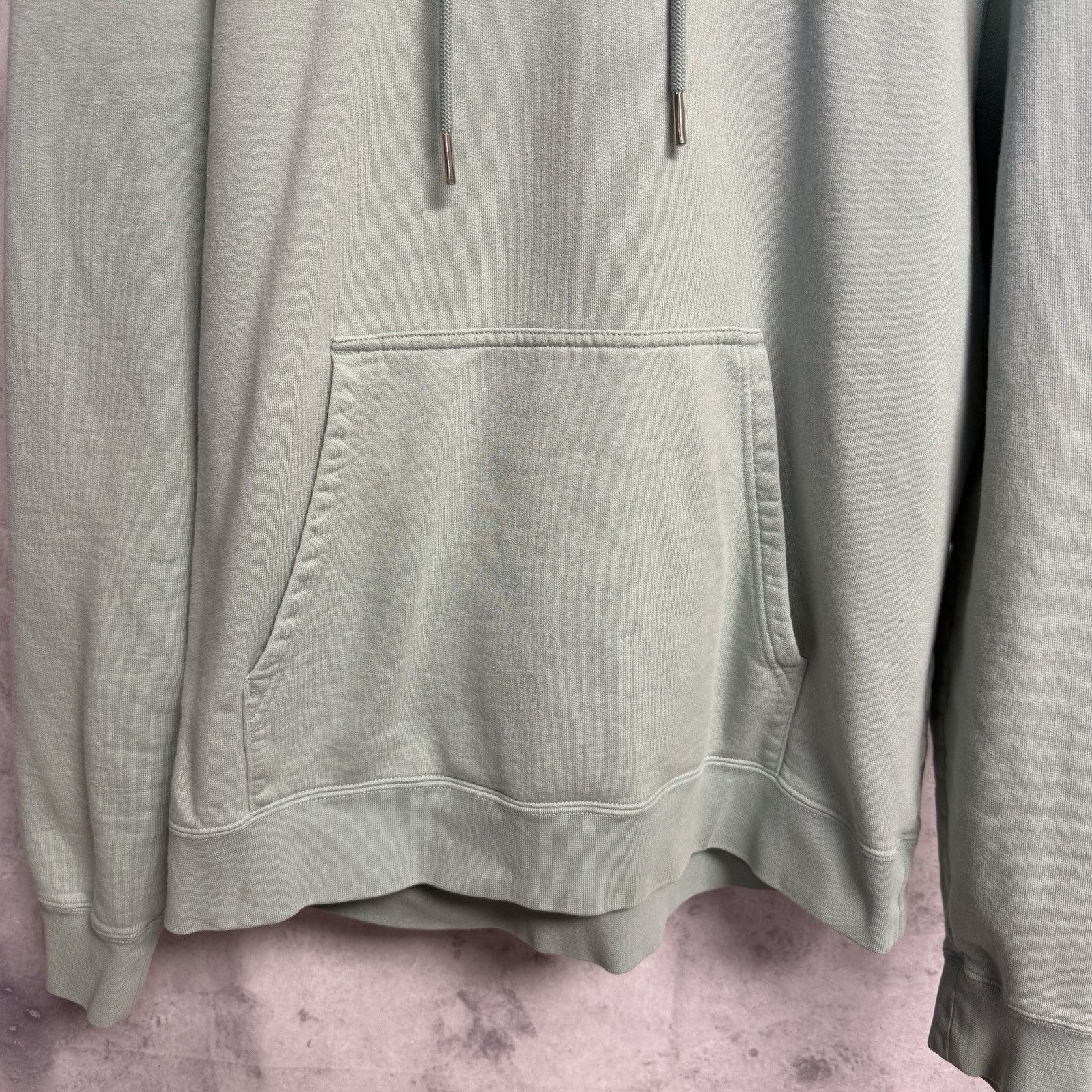 Sandro Sandro Paris Hoodie Sweatshirt Mens Large 23x26.5 Turquoise Size US L / EU 52-54 / 3 - 4 Thumbnail