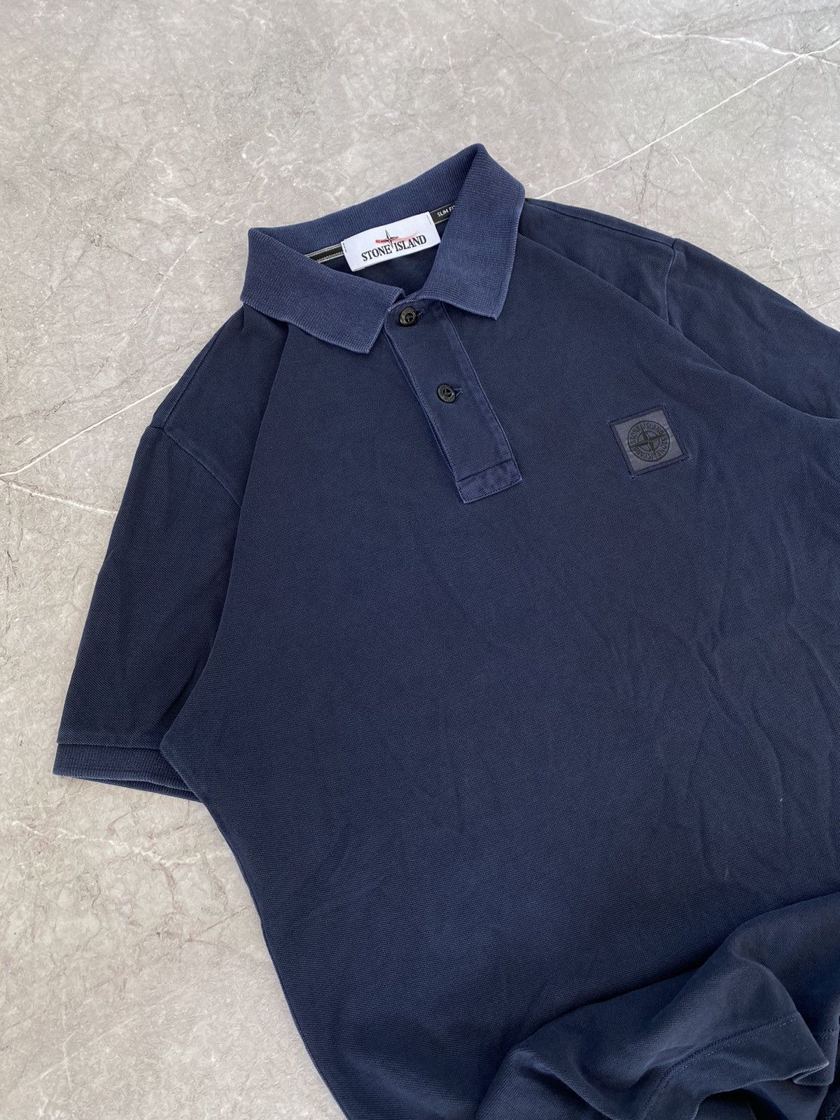 Stone Island Classic Stone Island Polo Shirt Patch Program Slim Fit Y2K Size US S / EU 44-46 / 1 - 3 Thumbnail