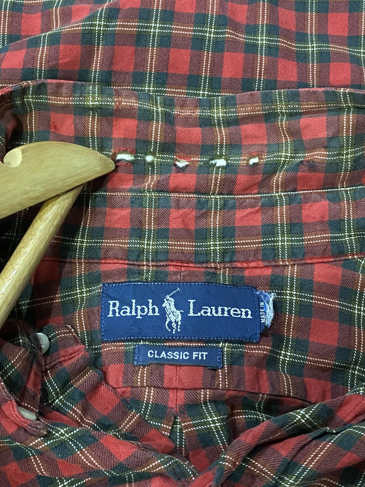Polo Ralph Lauren × Ralph Lauren × Vintage Vintage Polo Ralph Lauren Flannel Shirt Size US M / EU 48-50 / 2 - 5 Thumbnail